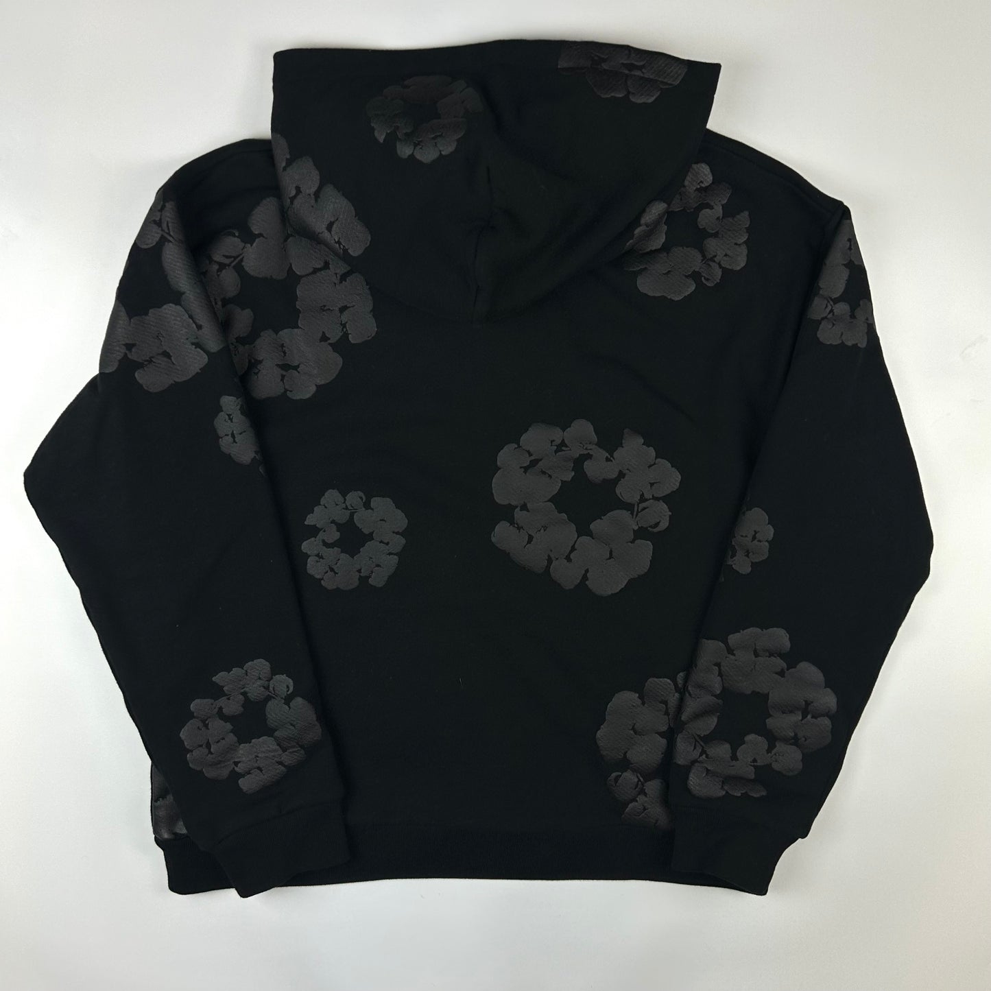 Denim Tears Black Monochrome Hoodie