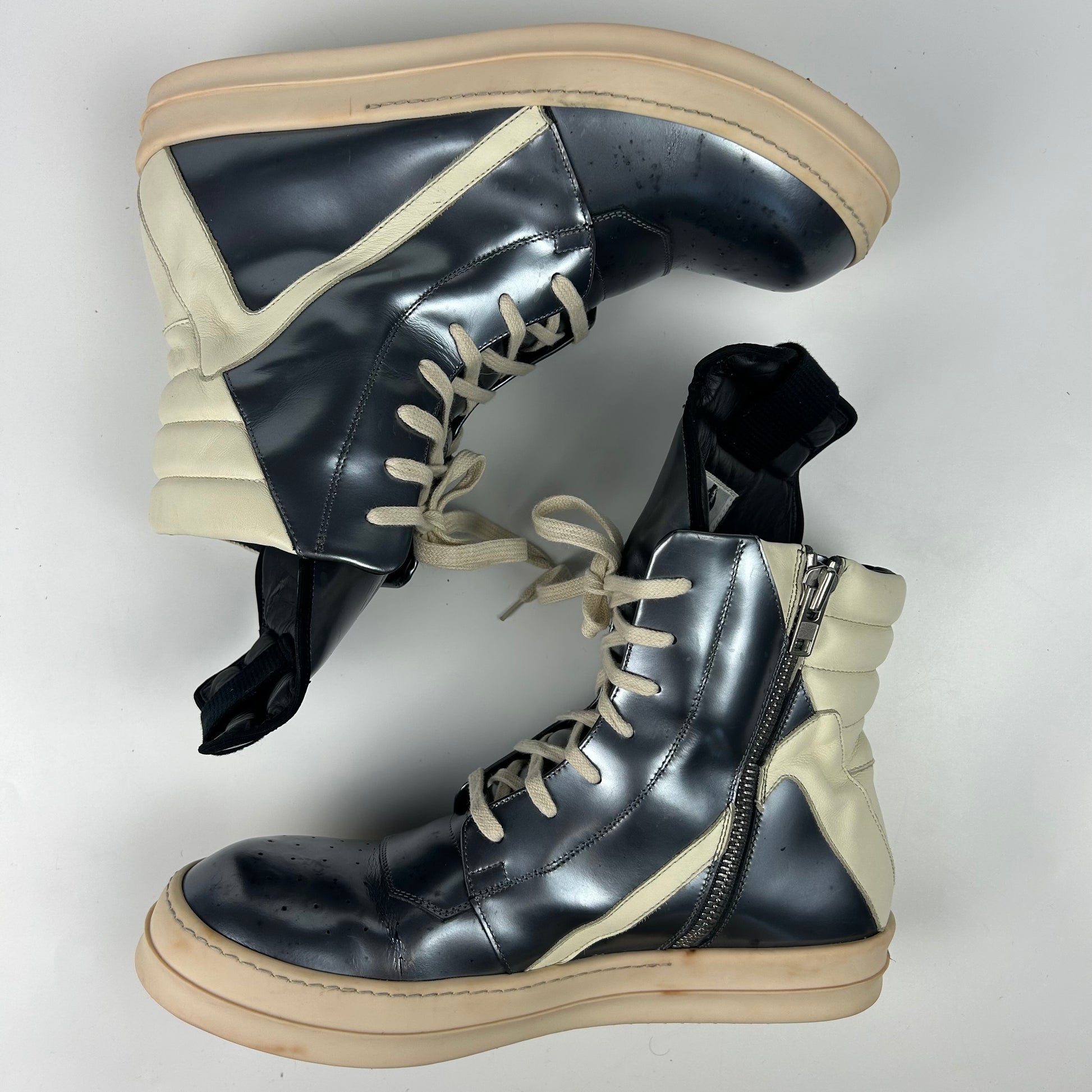 Rick Owens Geobasket Bull Leather