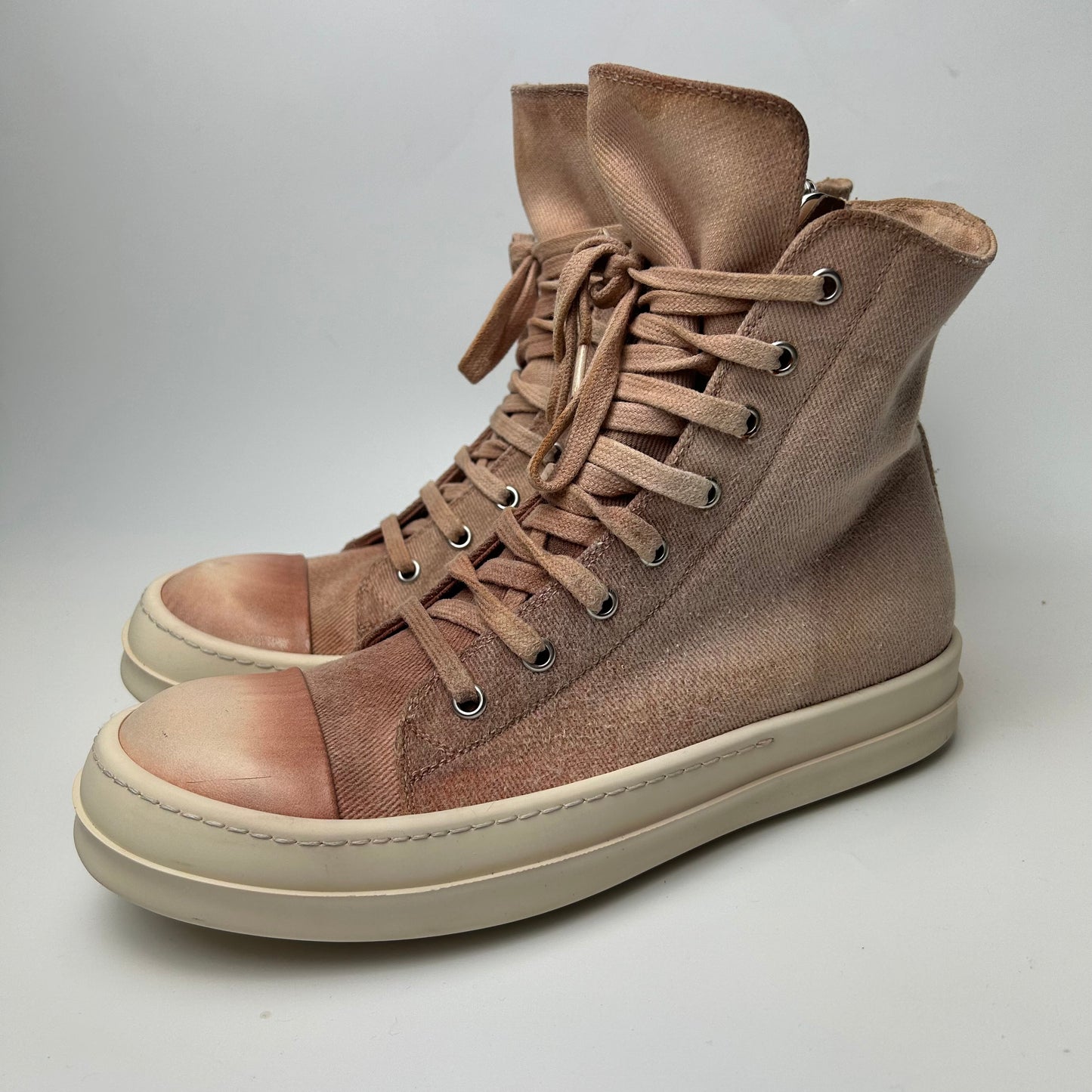 Rick Owens Ramones High Faded Pink - V STEALS