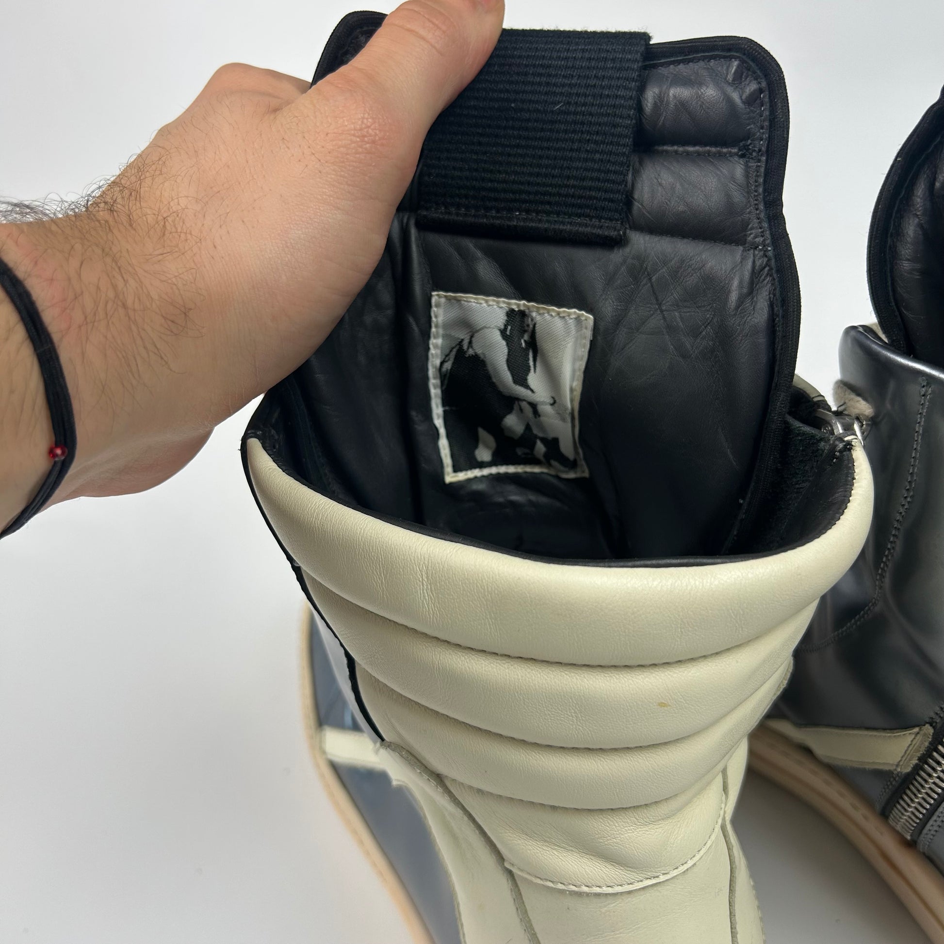 Rick Owens Geobasket Bull Leather