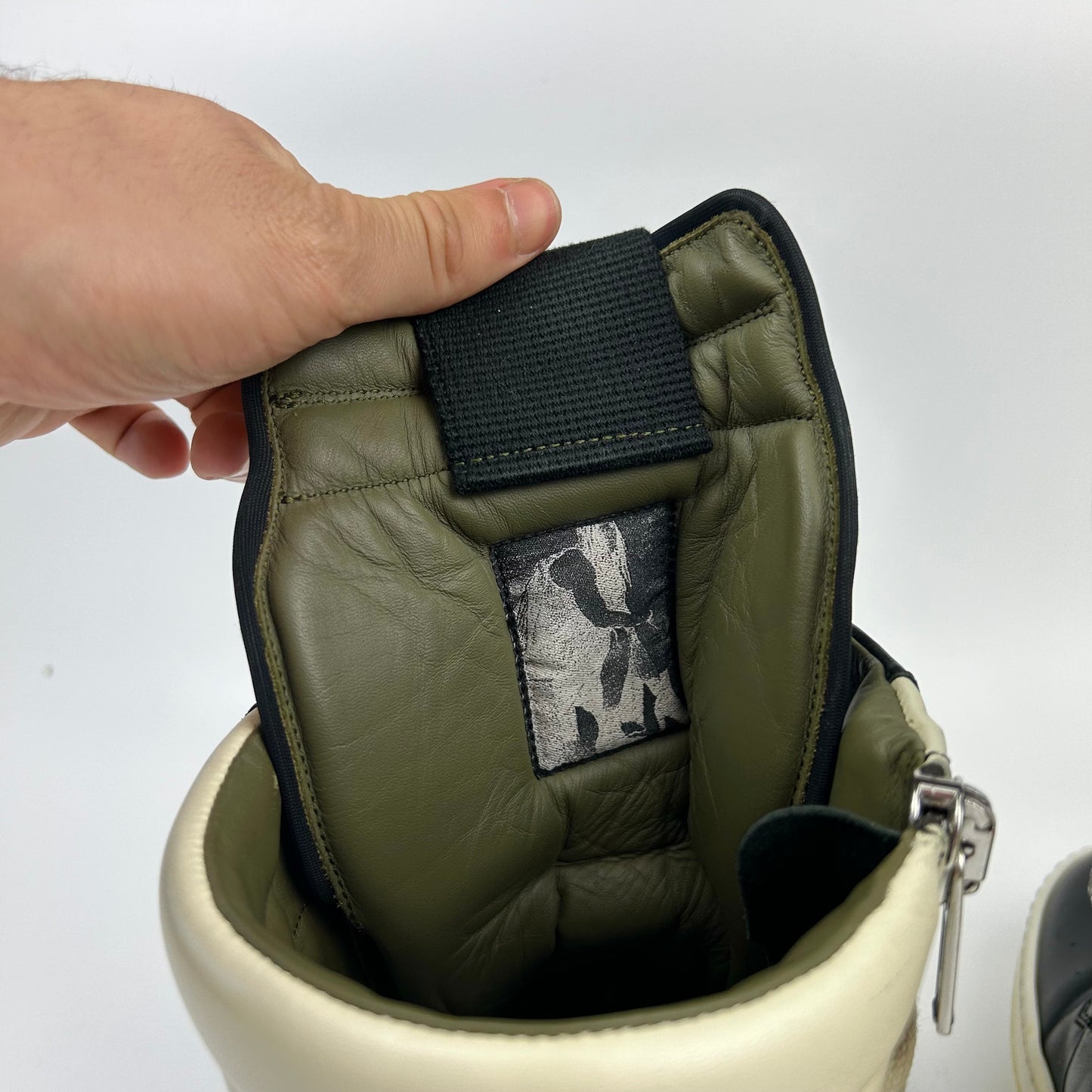 Rick Owens Geobasket Black Milk