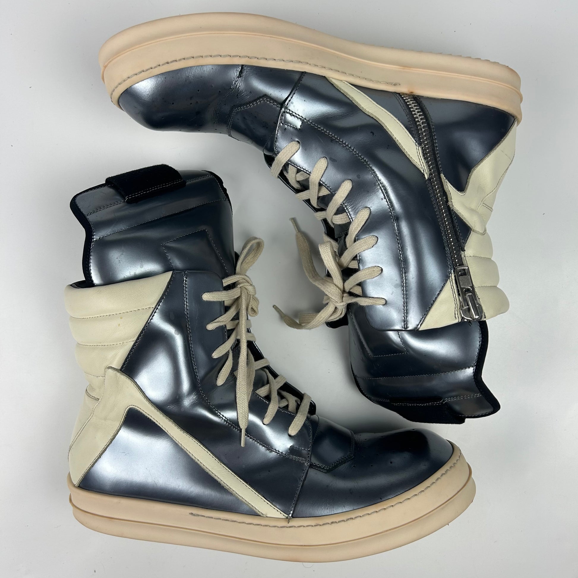 Rick Owens Geobasket Bull Leather