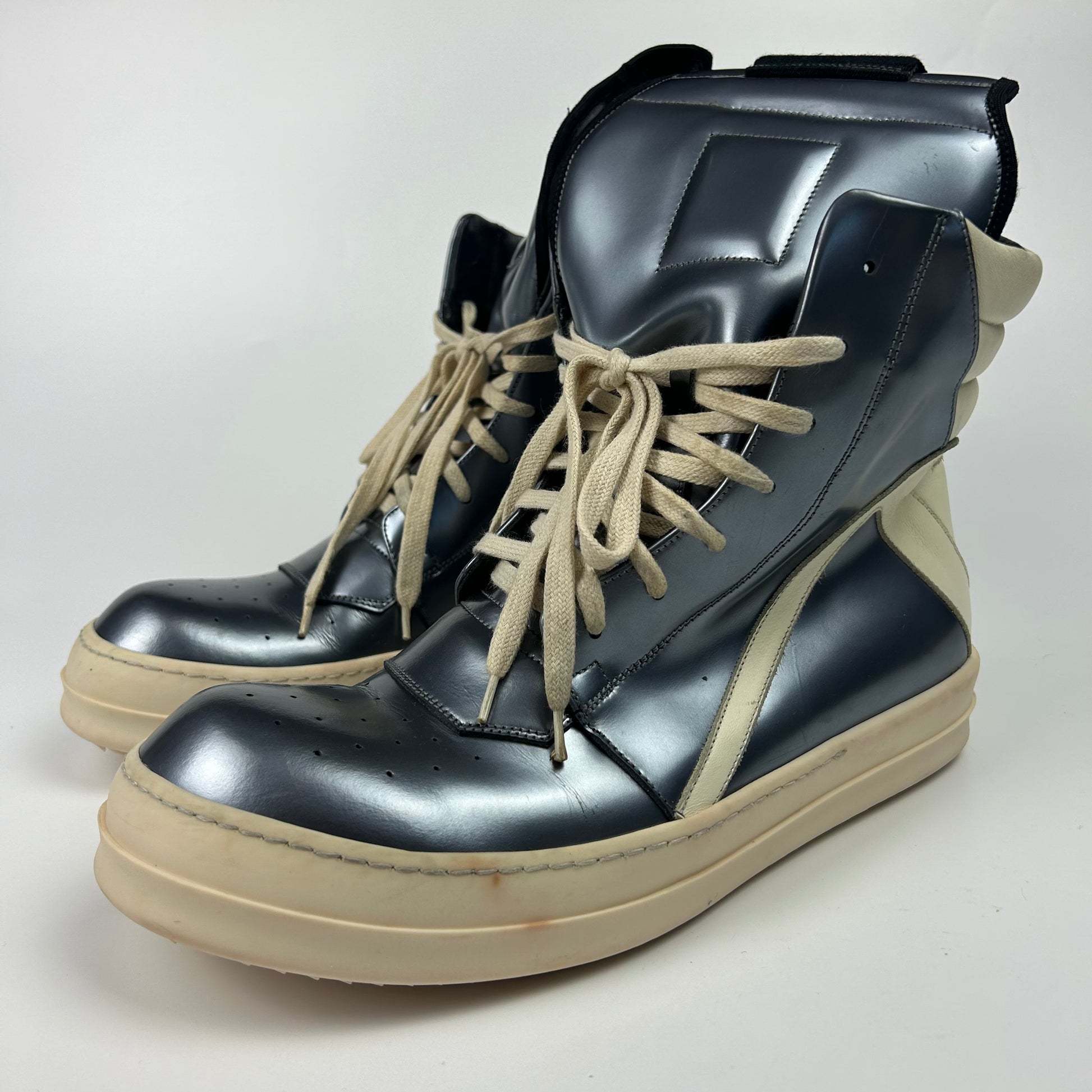Rick Owens Geobasket Bull Leather