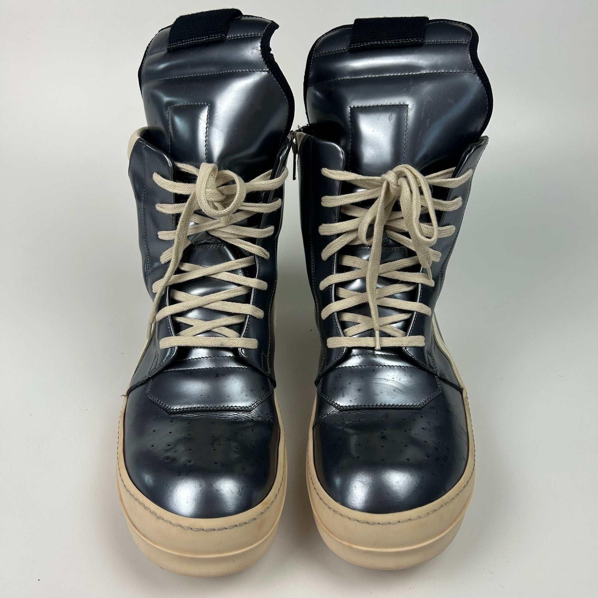Rick Owens Geobasket Bull Leather