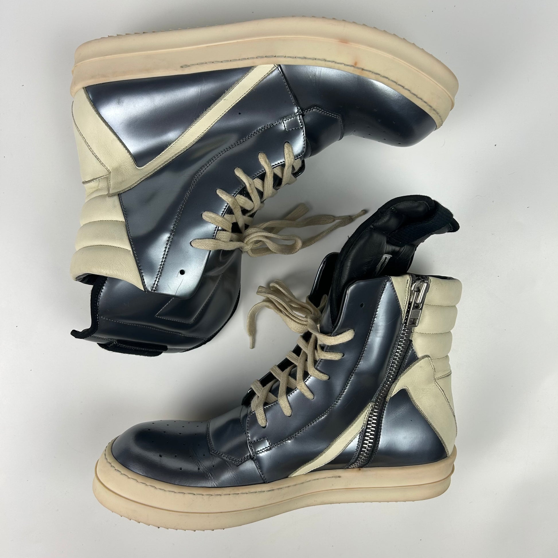 Rick Owens Geobasket Bull Leather