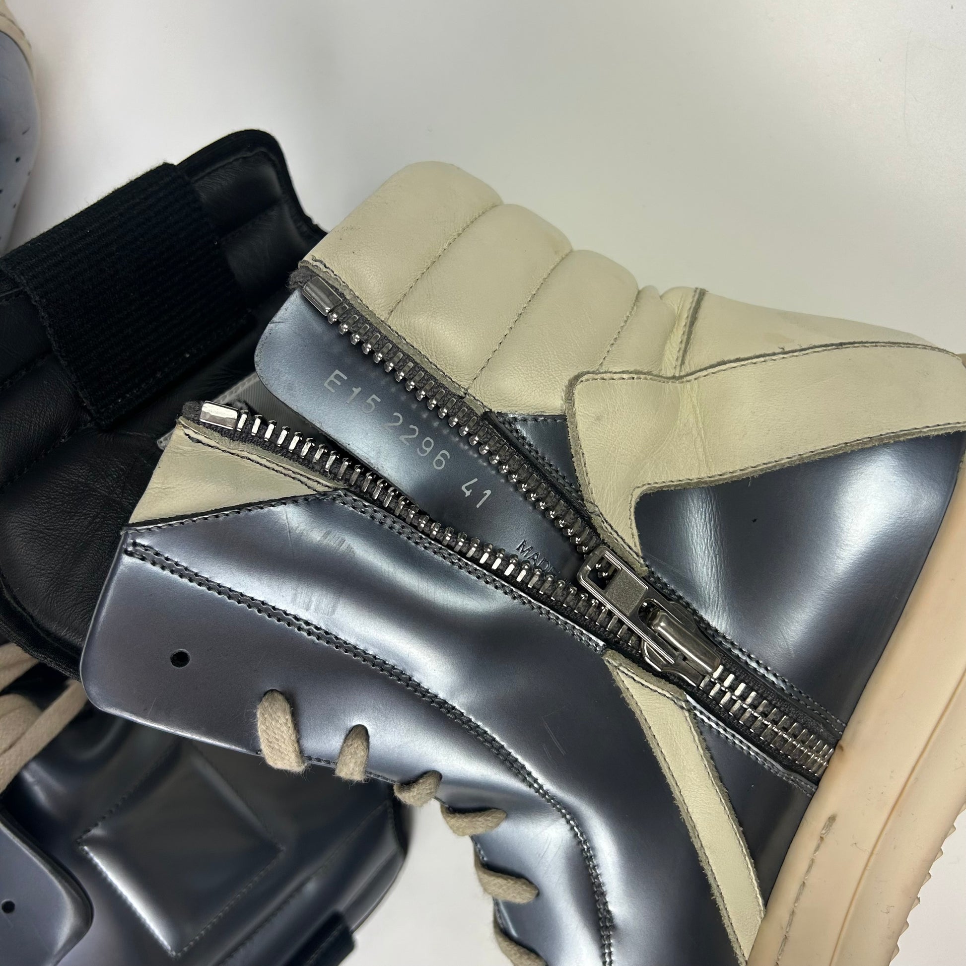 Rick Owens Geobasket Bull Leather