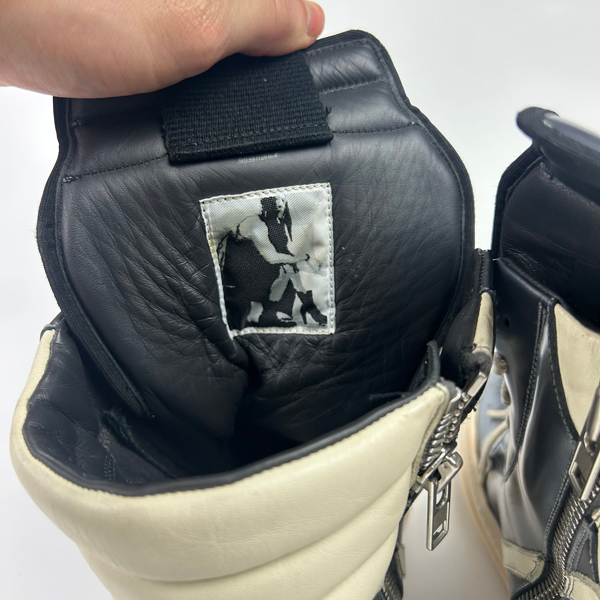 Rick Owens Geobasket Bull Leather