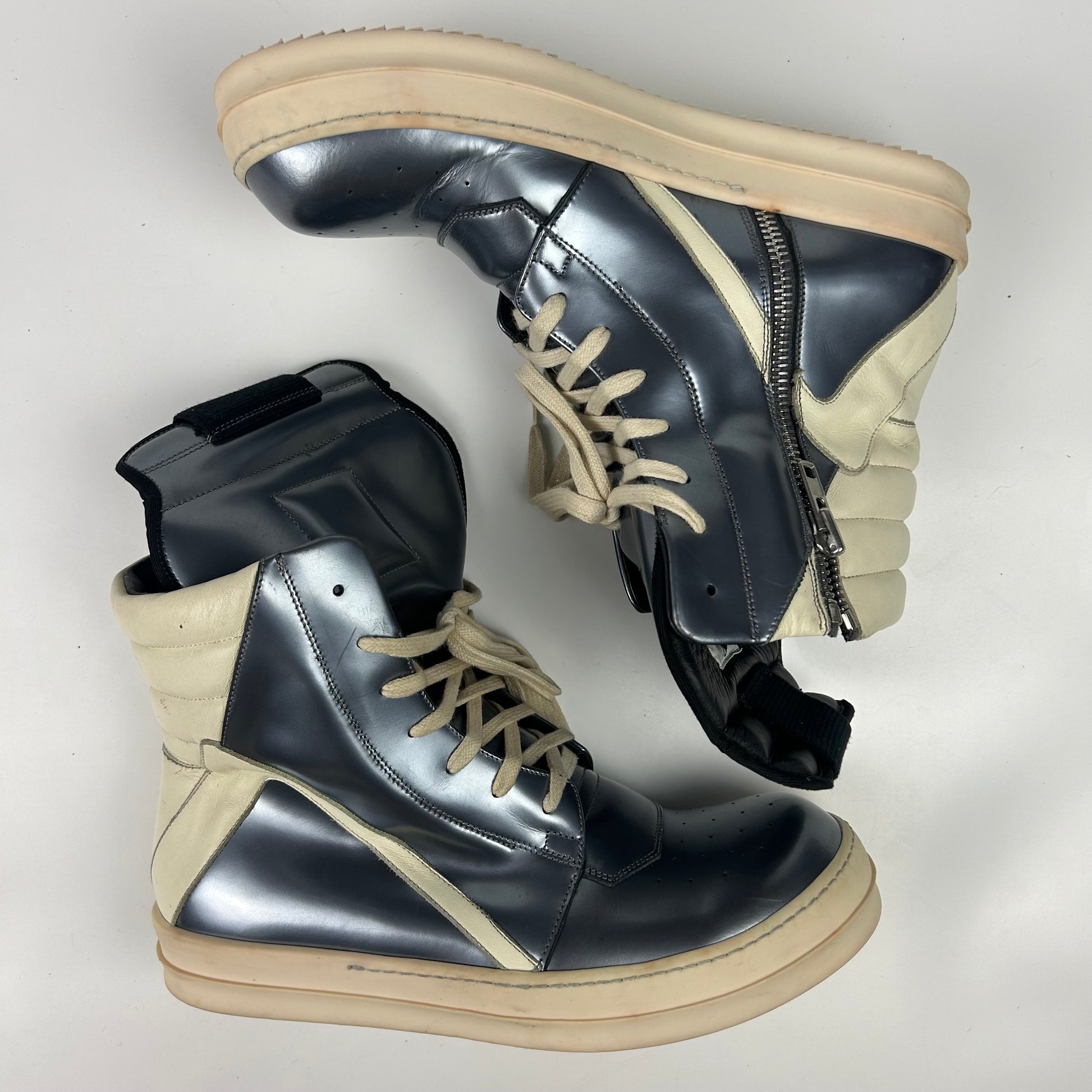Rick Owens Geobasket Bull Leather