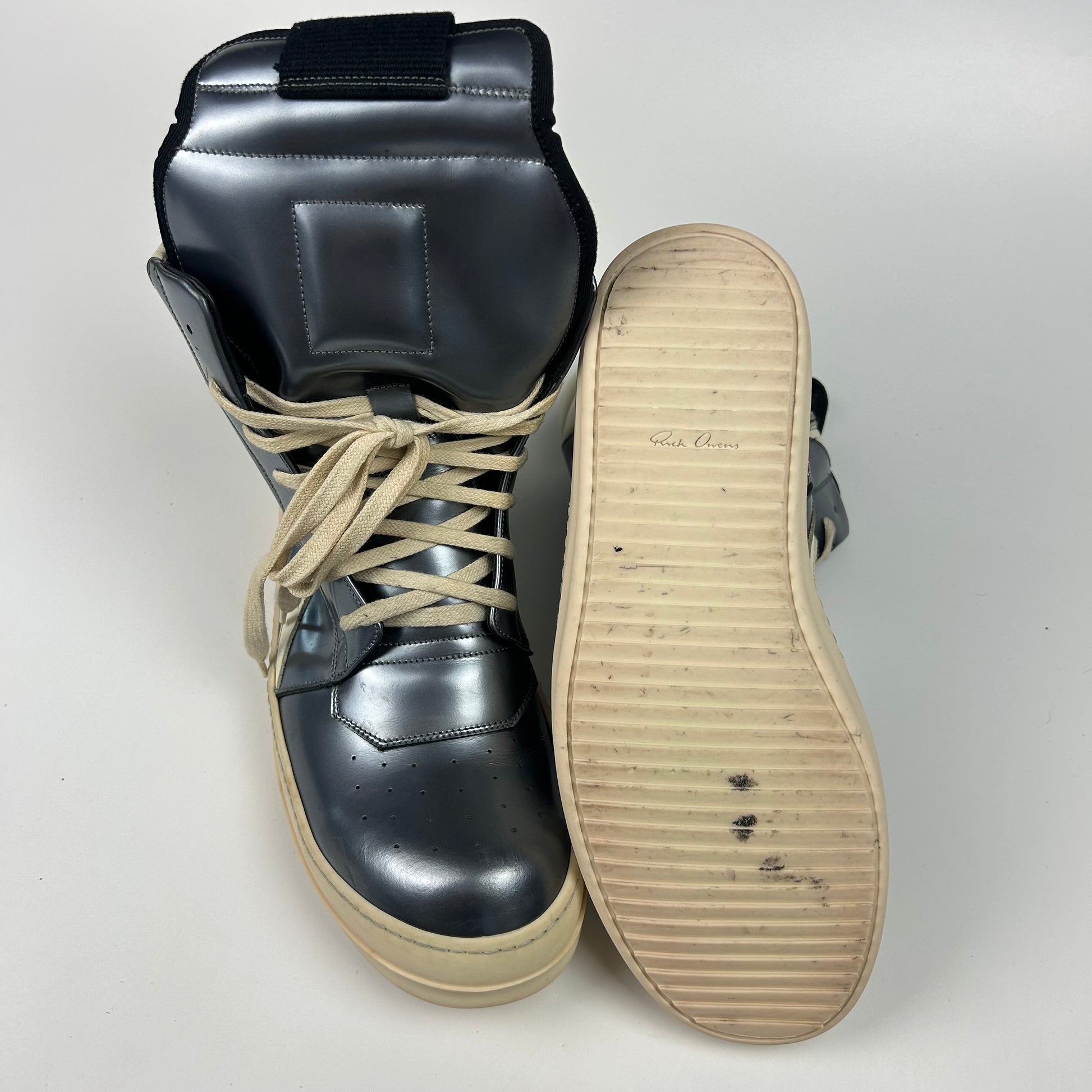 Rick Owens Geobasket Bull Leather