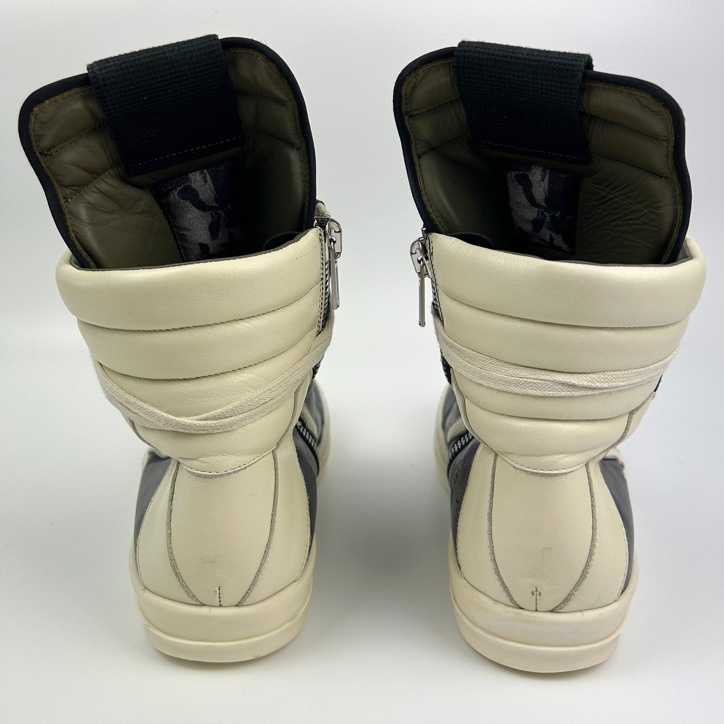 Rick Owens Geobasket Black Milk