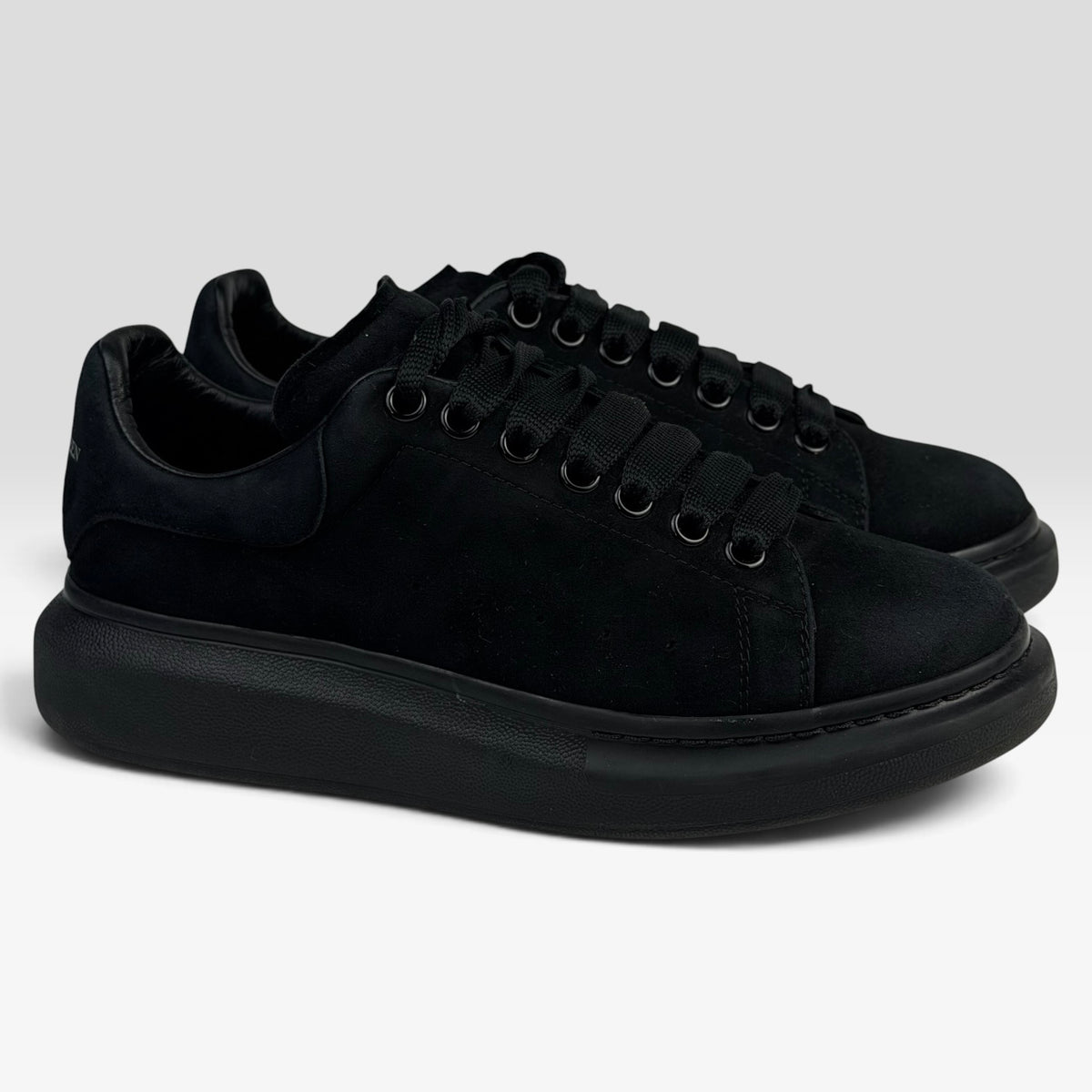 Alexander McQueen Oversized Sneaker Black Suede