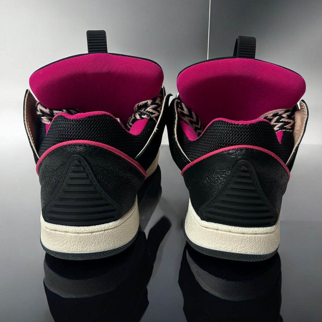 Lanvin Enfant Zigzag-Print Curb Sneakers - V STEALS