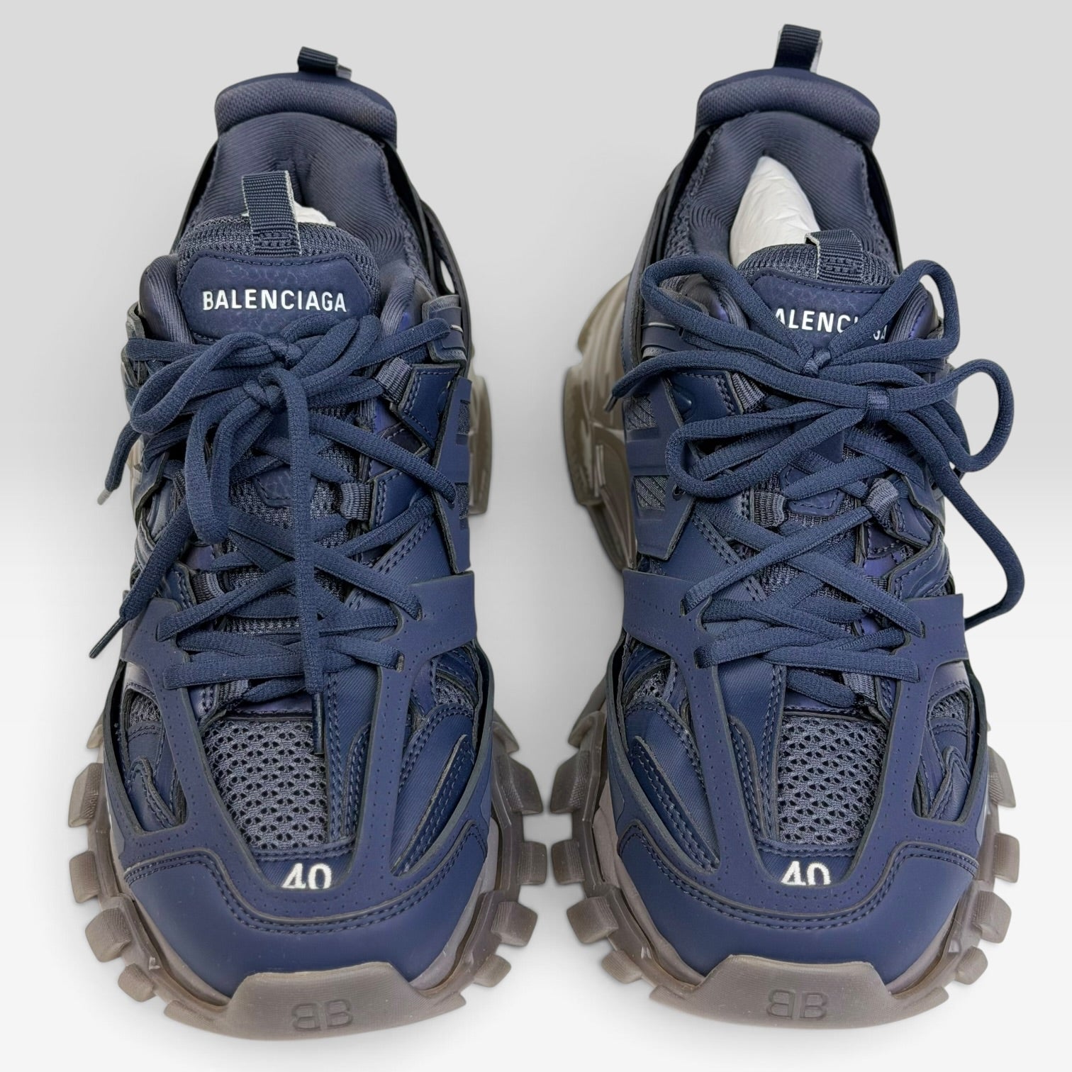 Balenciaga Track Clear Sole Dark Grey/Navy