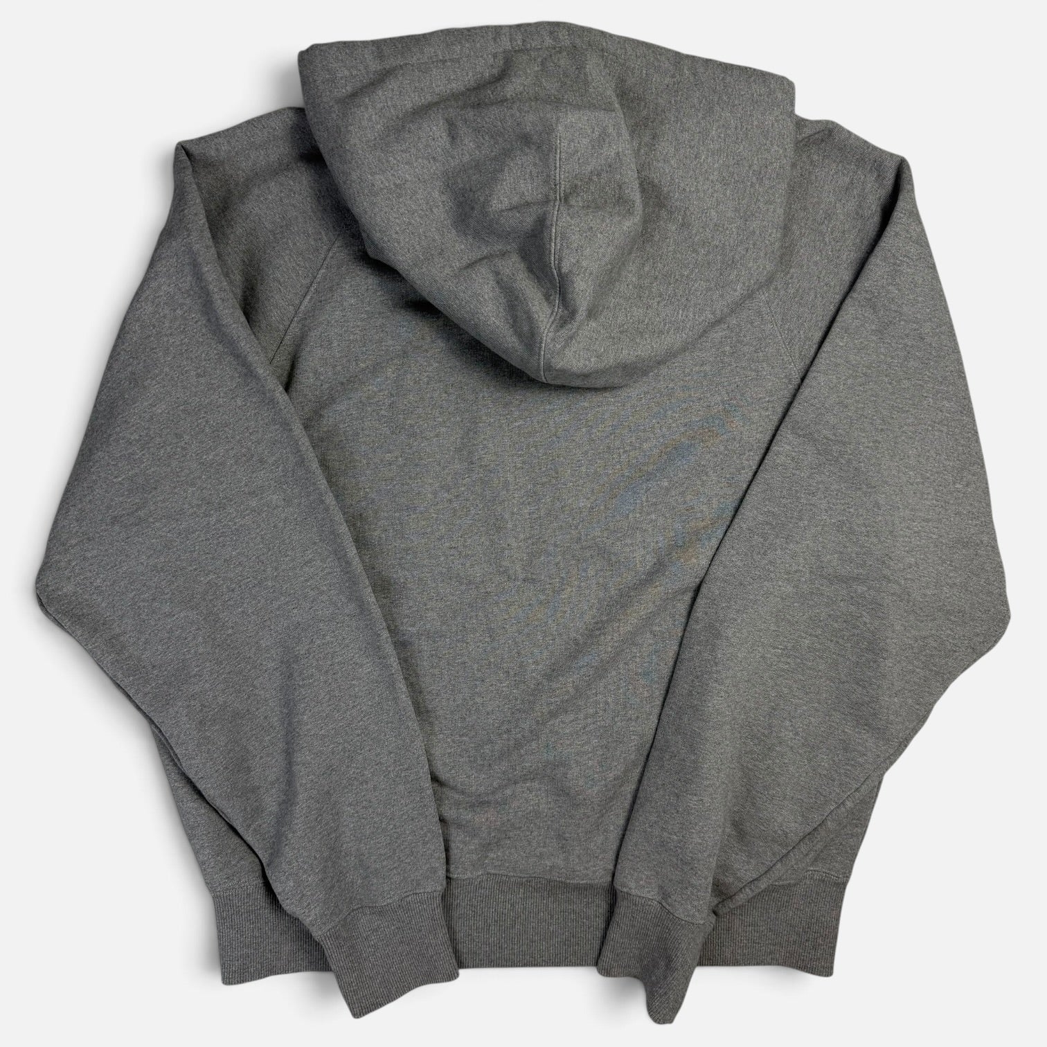 AMI Paris Logo Hoodie Grey