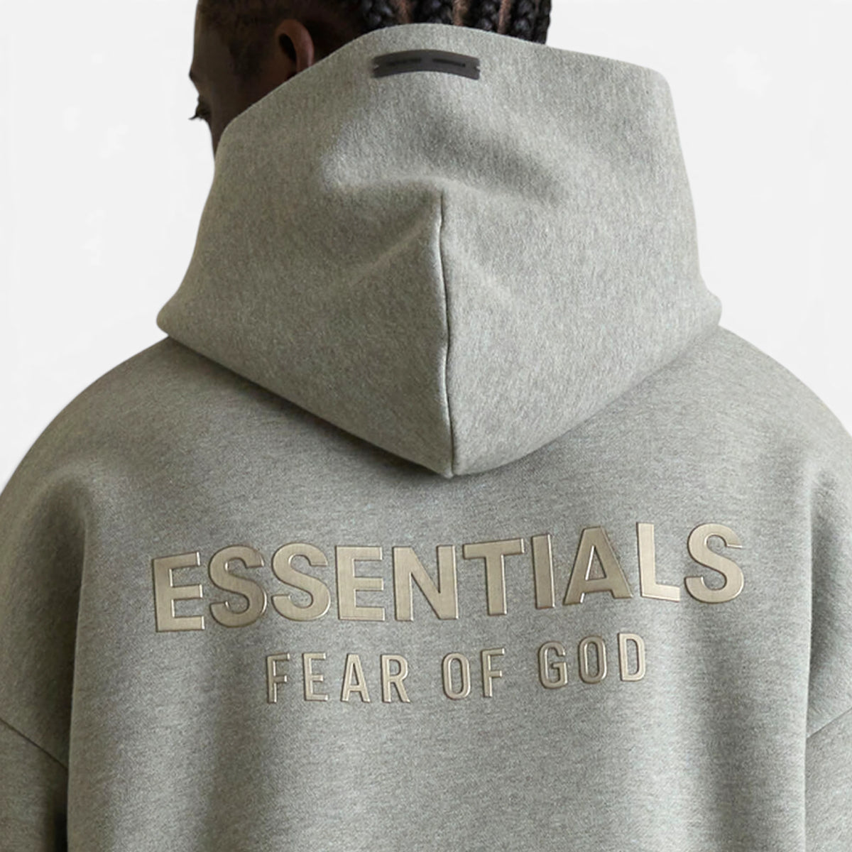Fear of God Essentials 2025 Hoodie Concrete Heather