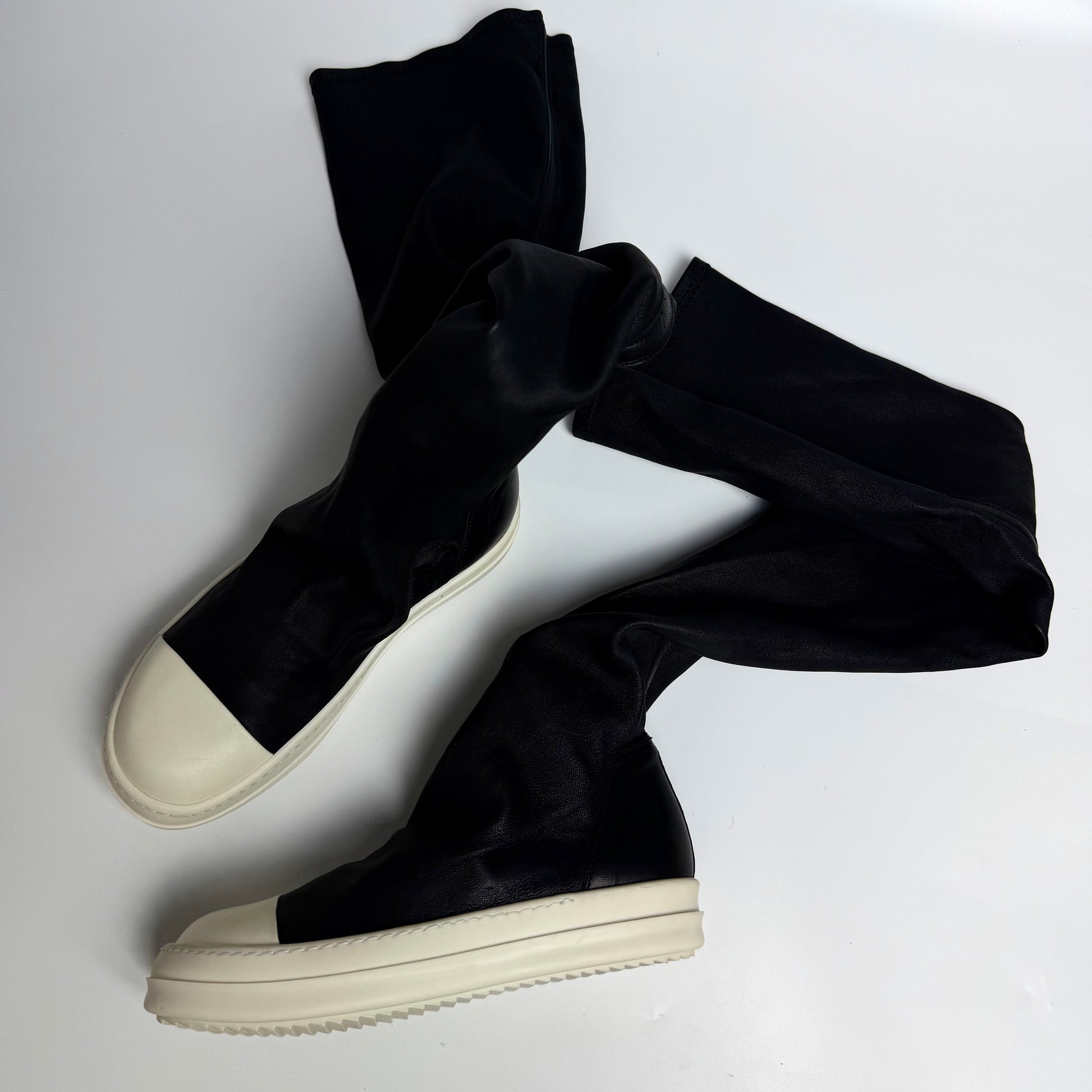 Rick Owens Sock Ramones Thigh Length