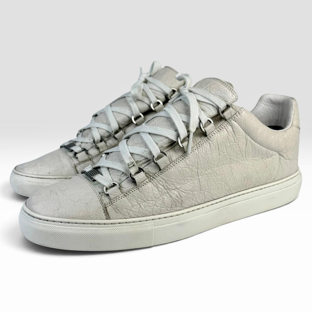 Balenciaga Arena Low White Leather