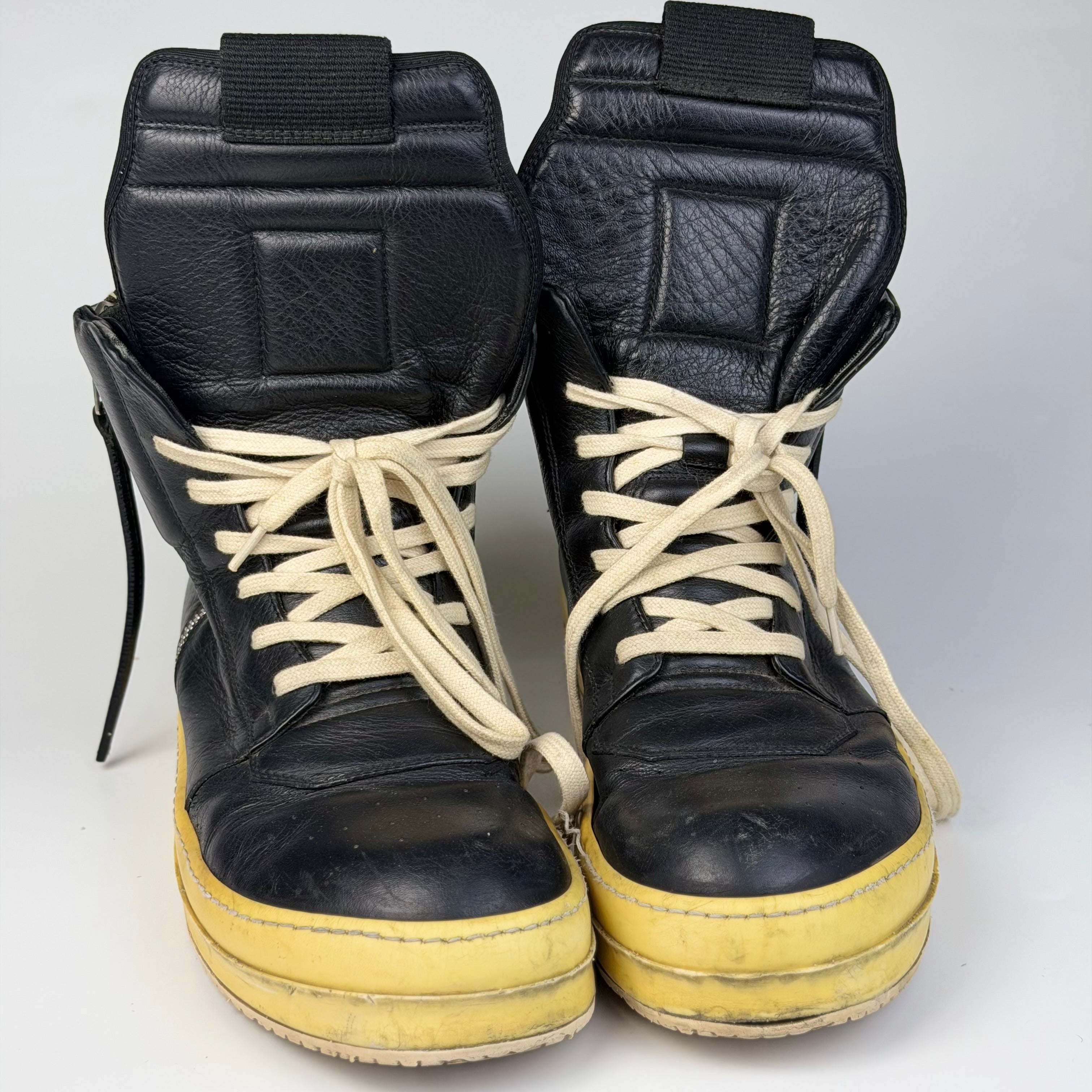Rick Owens SS16 Cyclops Geobasket Black/Milk