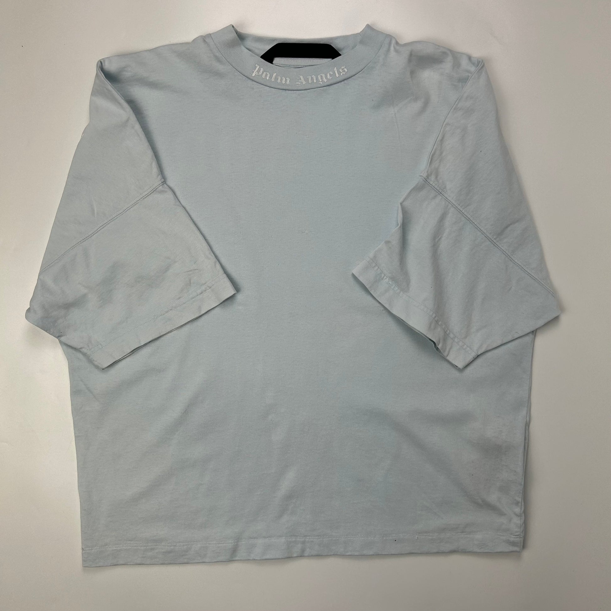 Palm Angels Baby Blue Logo T-shirt