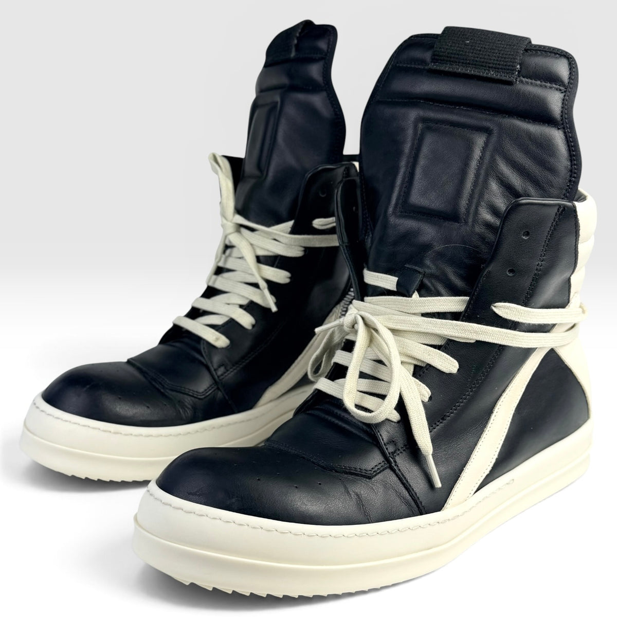 Rick Owens Geobasket Black/Milk