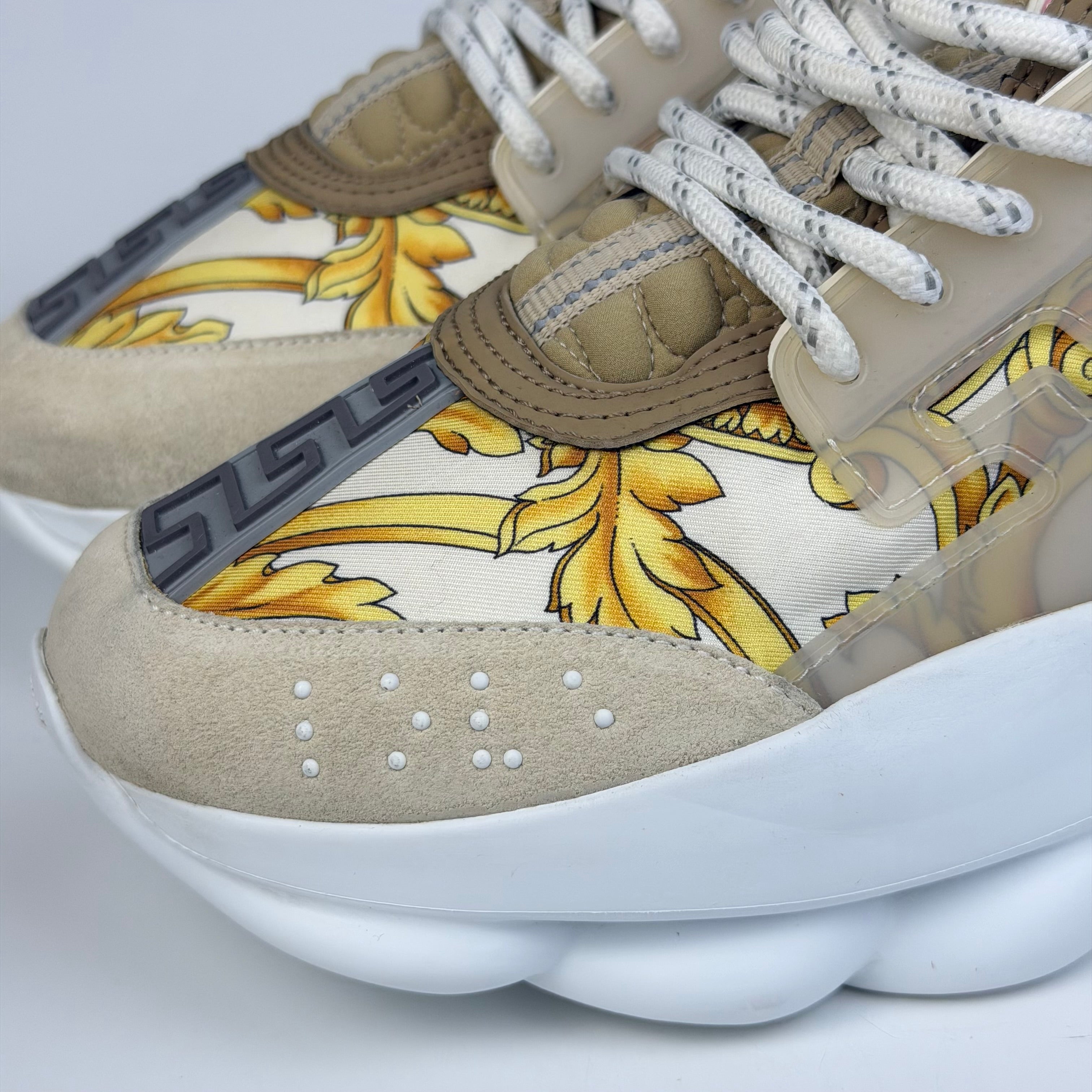 Versace Chain Reaction Barocco Print Beige/Pink