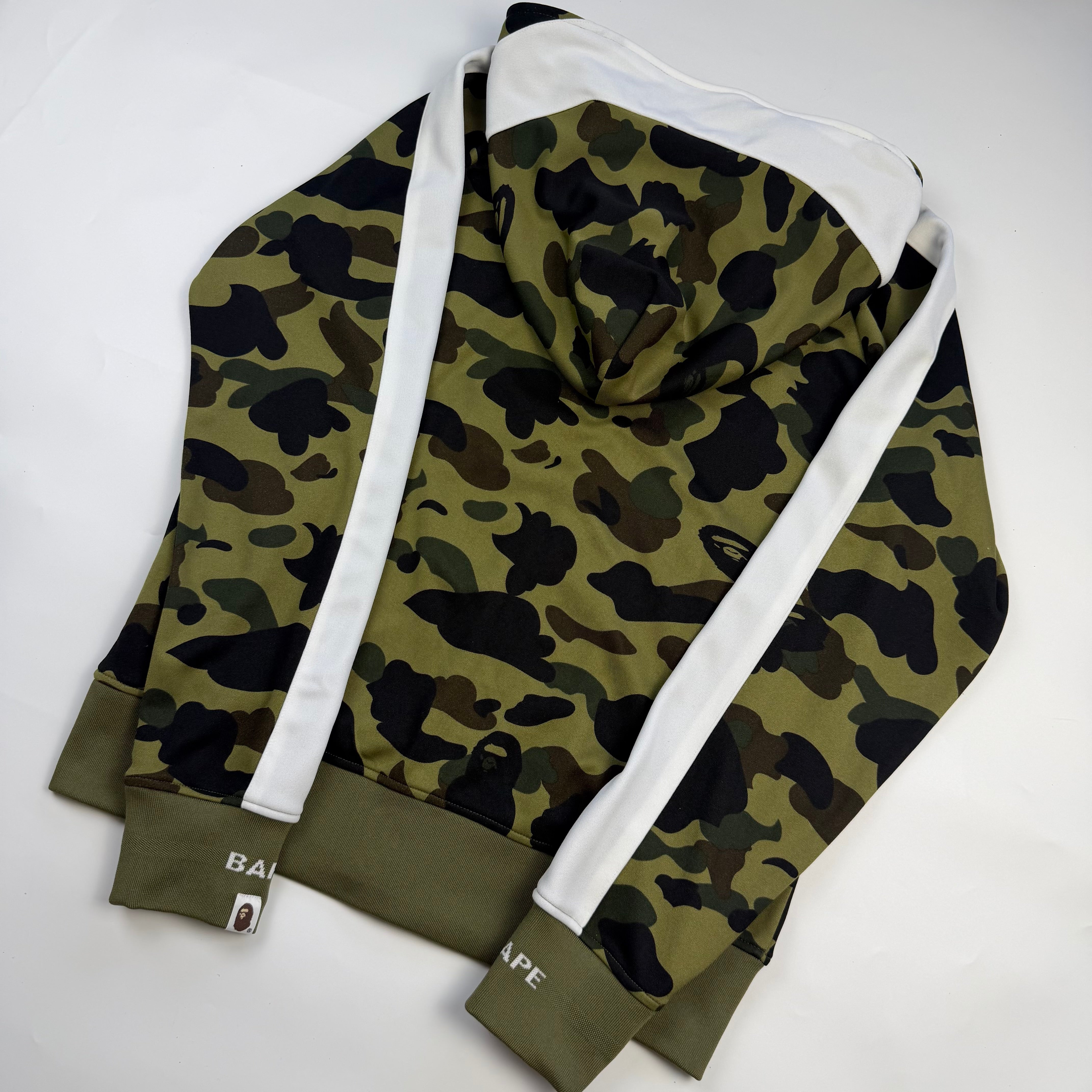 BAPE 1st Camo WGM Full Zip Hoodie Green