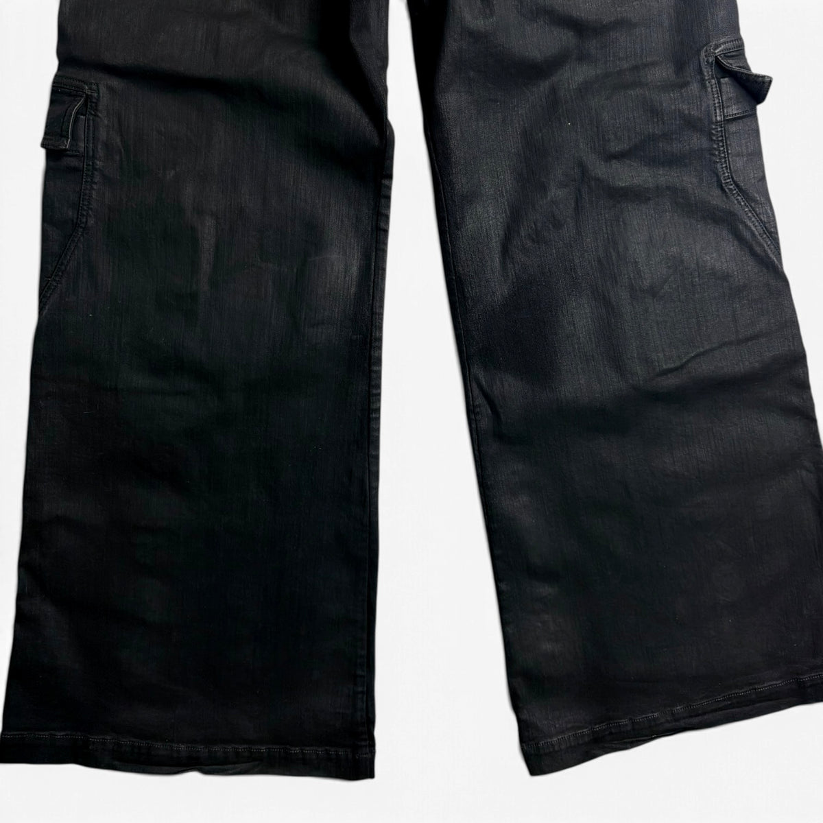 Rick Owens DRKSHDW Double Cargo Jumbo Belas Black Wax