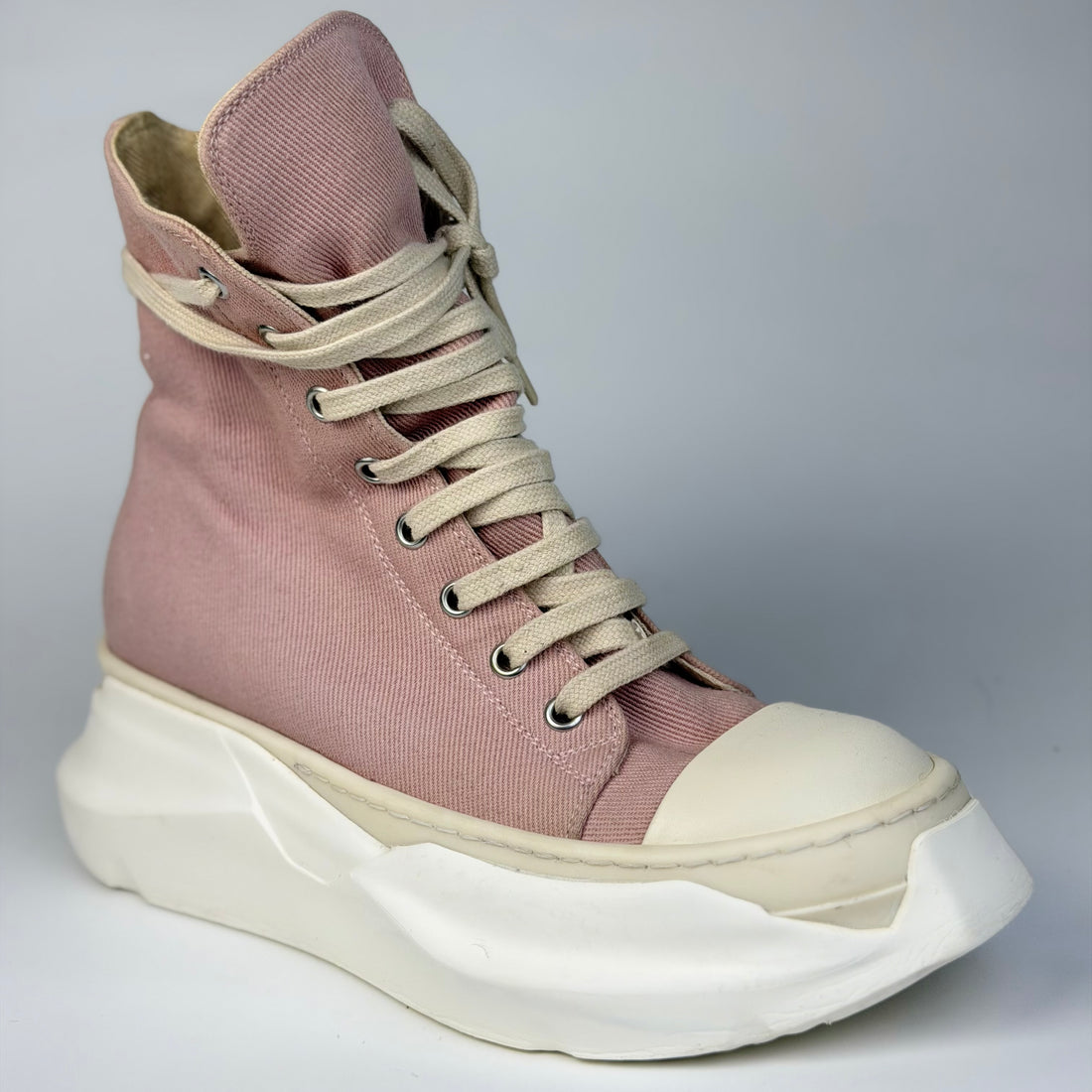 Rick Owens DRKSHDW Rick Owens Abstract Ramones Faded, roz, vedere din față
