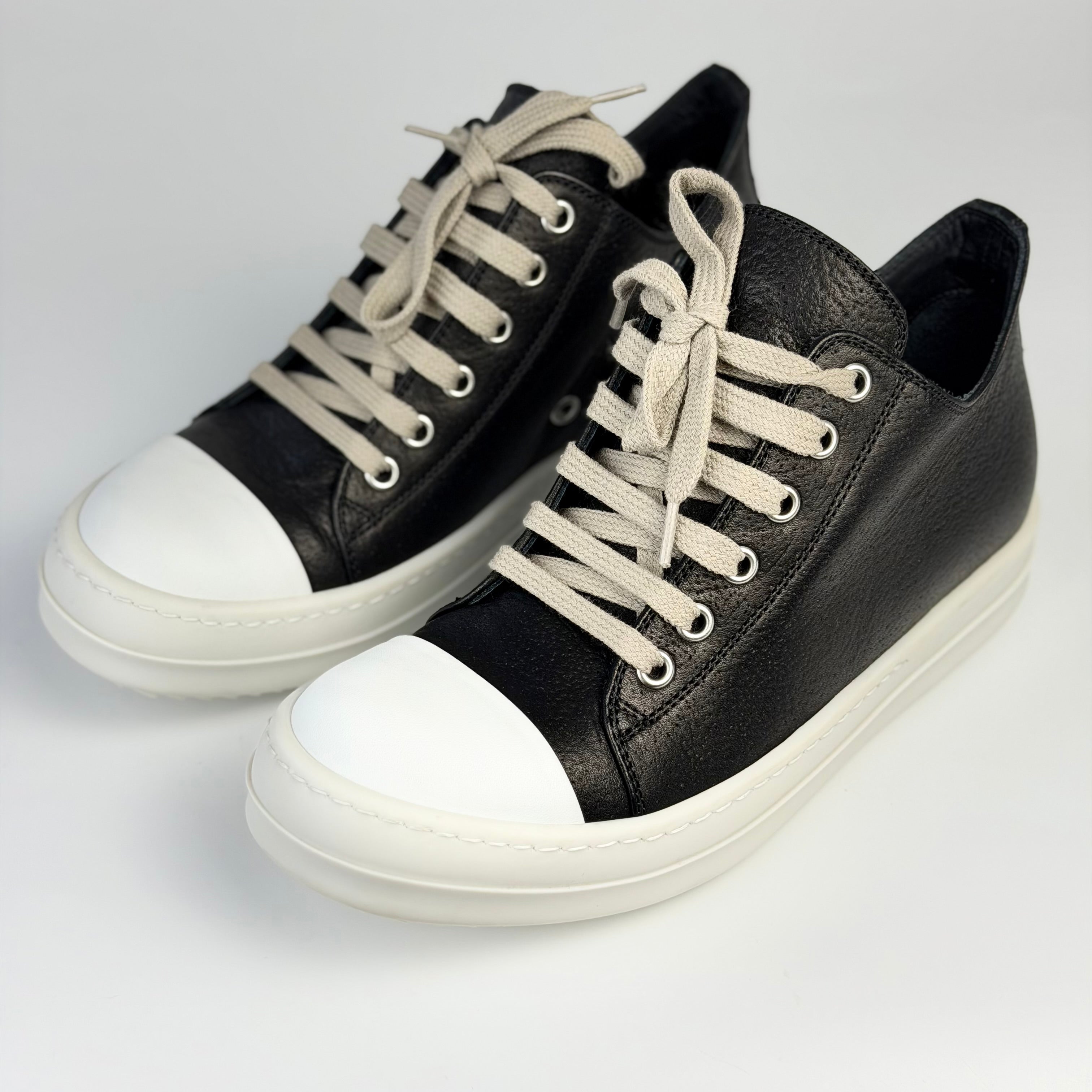 Rick Owens Grained Leather Ramones