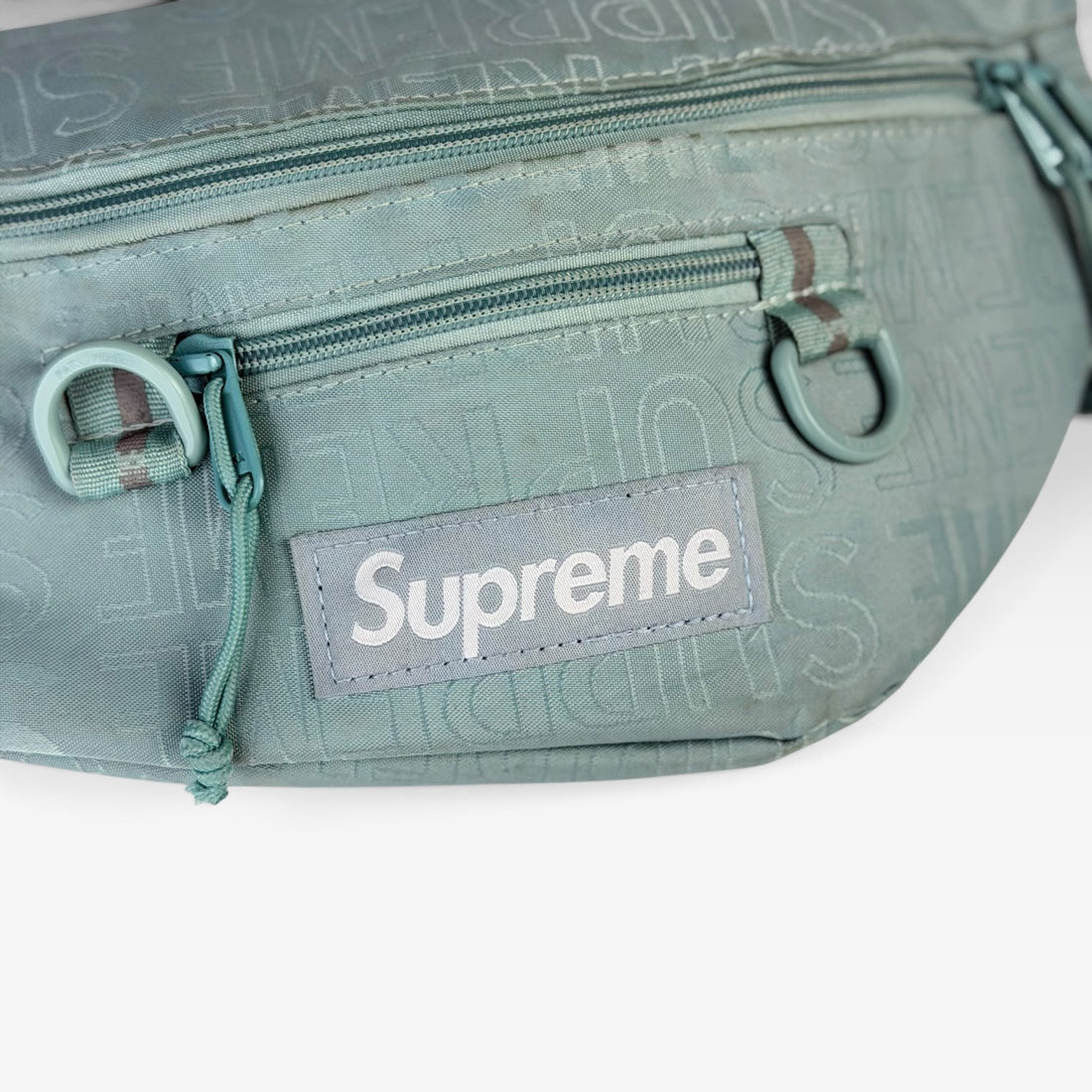 Supreme SS19 Waist Bag Teal | Borsetă Supreme