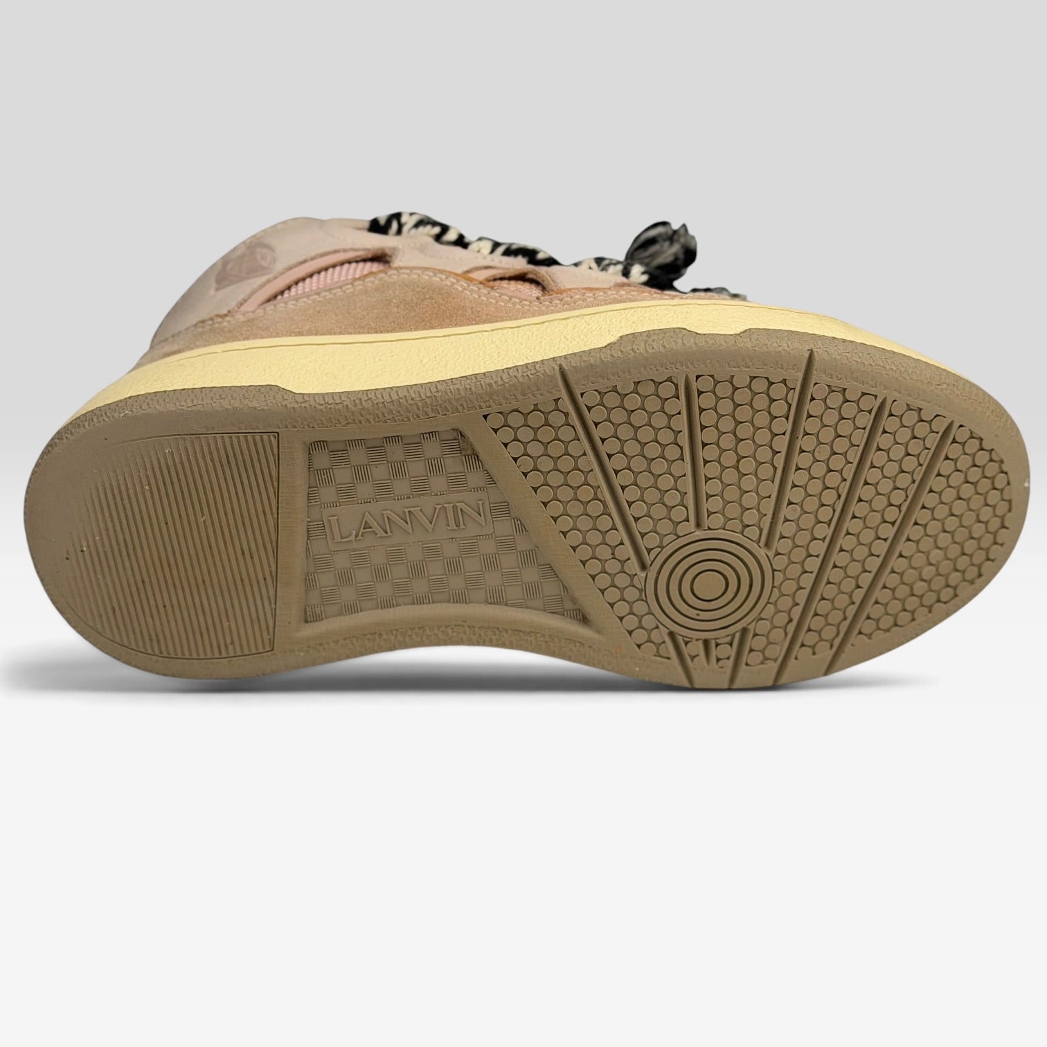 Lanvin Curb Pink Sneakers