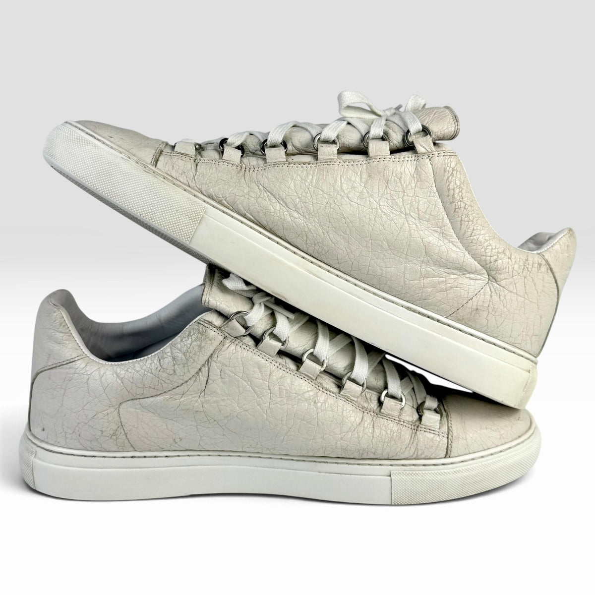 Balenciaga Arena Low White Leather