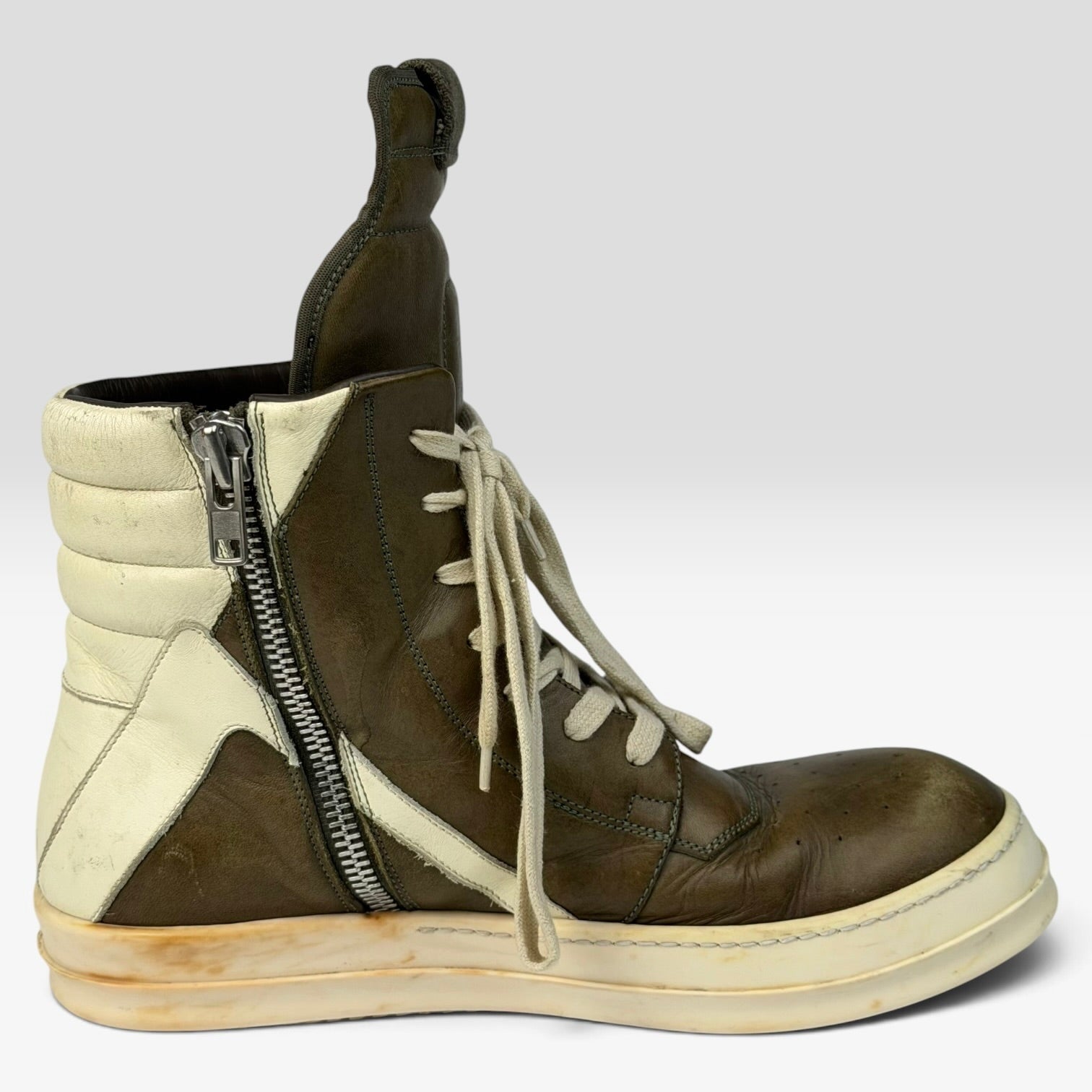 Rick Owens Geobasket Brown/Milk 2016