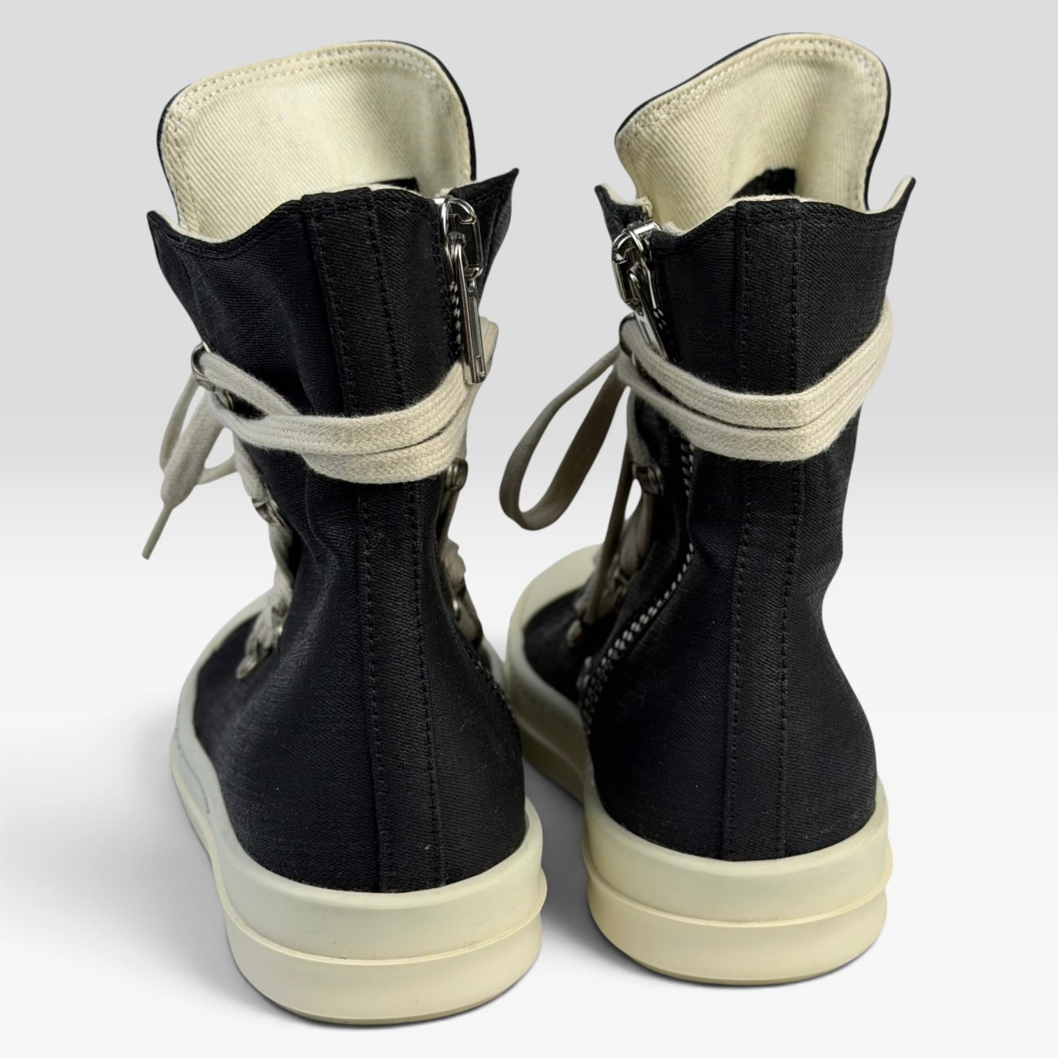 Rick Owens DRKSHDW Hexagram Ramones Denim Black