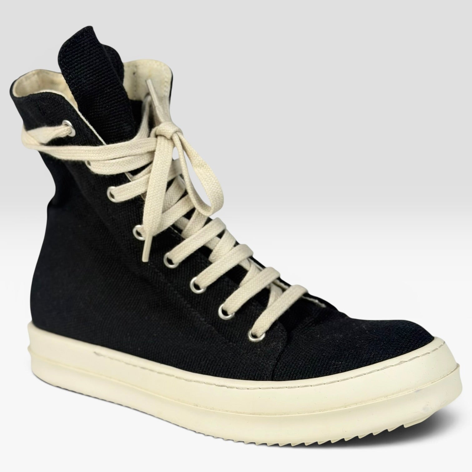 Rick Owens DRKSHDW Vegan Ramones High Black | Sneakers Rick Owens