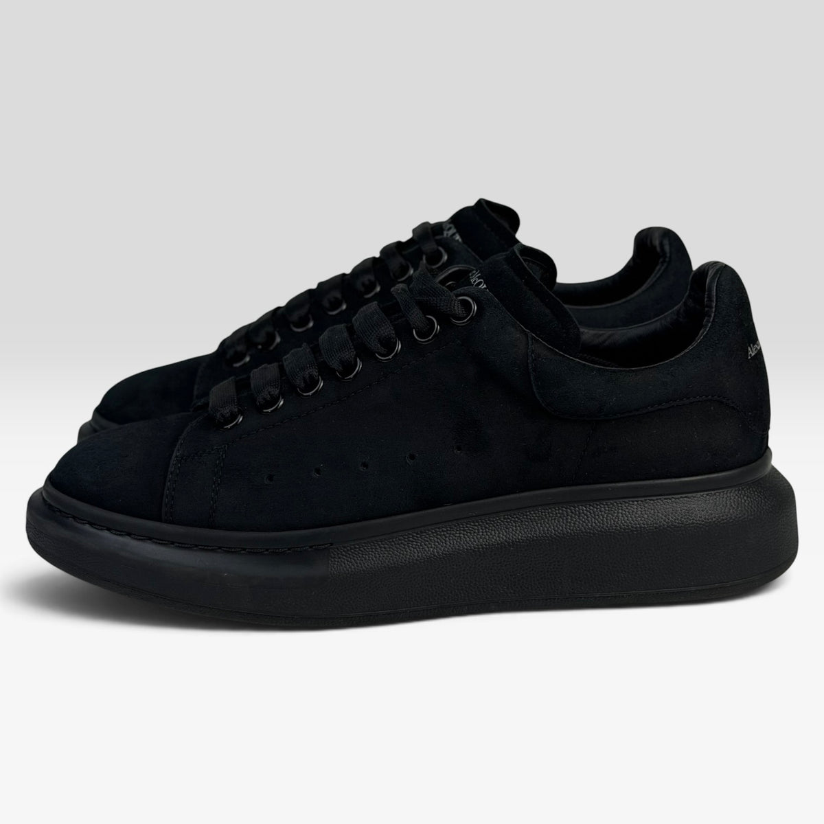 Alexander McQueen Oversized Sneaker Black Suede