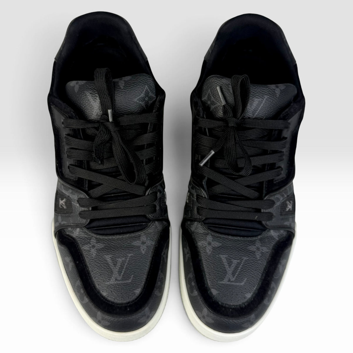 Louis Vuitton LV Trainer Black Monogram