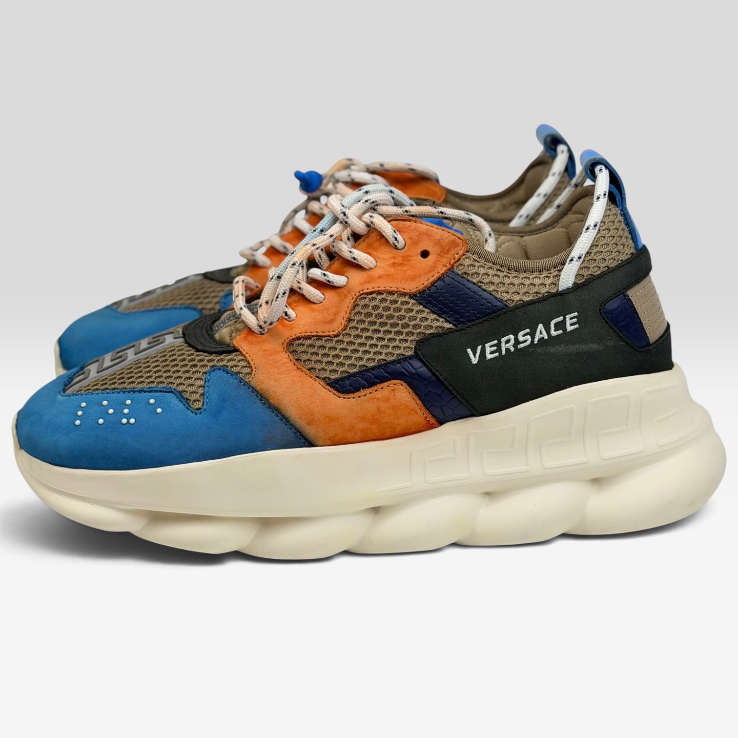Versace Chain Reaction Blue/Orange | Sneakers Versace