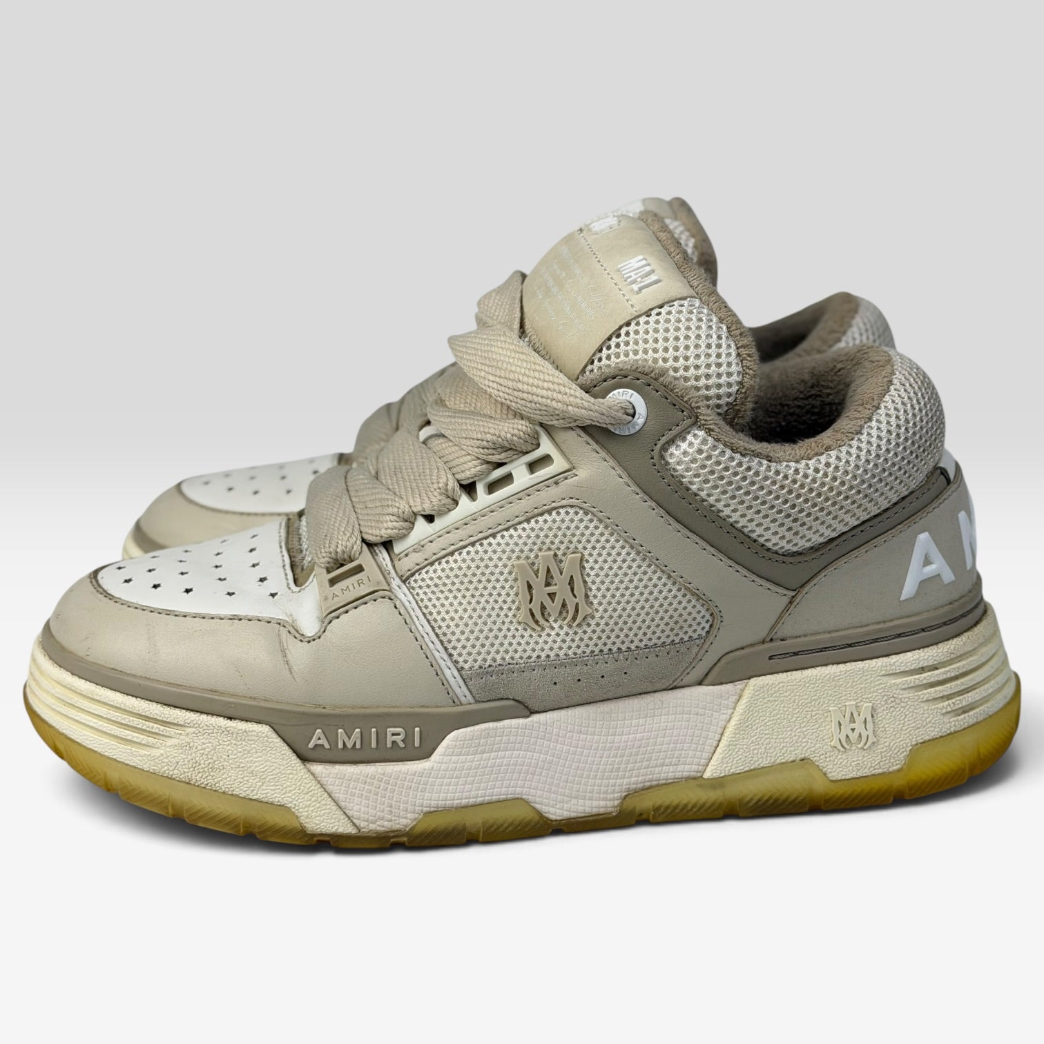 Amiri MA-1 Beige/White | Sneakers Amiri