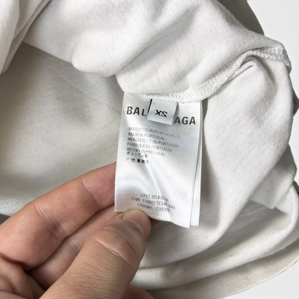 Balenciaga BB Logo Oversized T-Shirt White