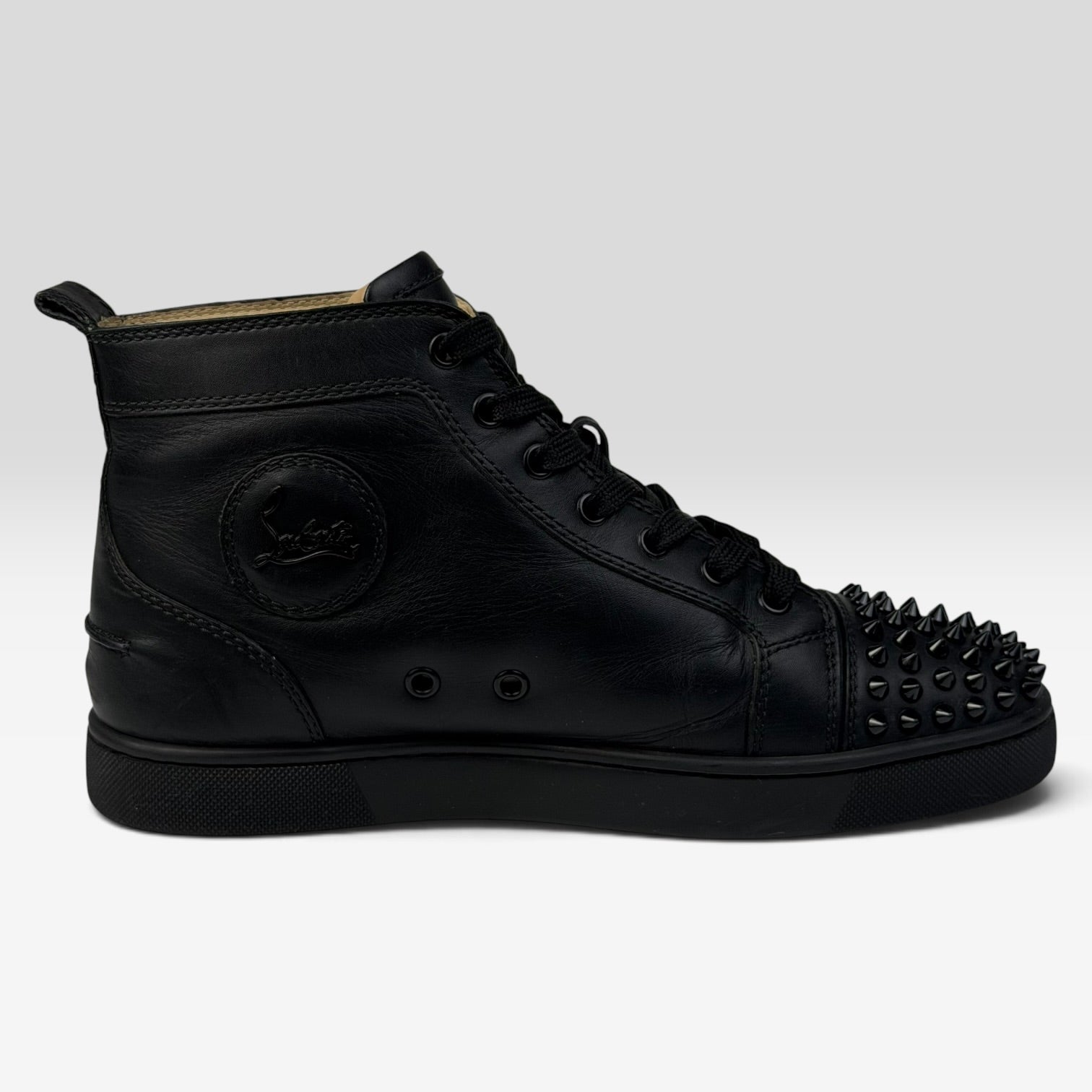 Christian Louboutin Lou Spikes High-Top Black