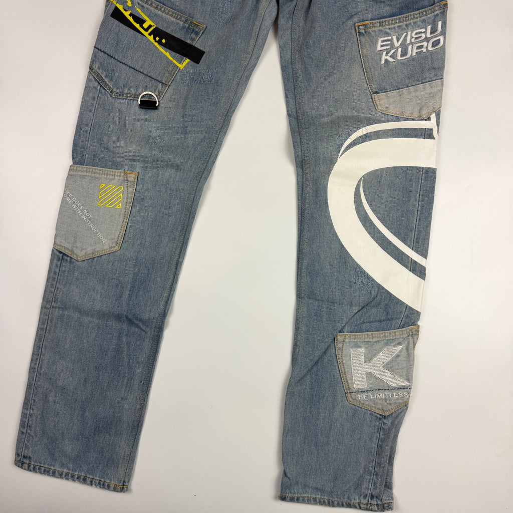 Evisu Kuro Seagull Jeans