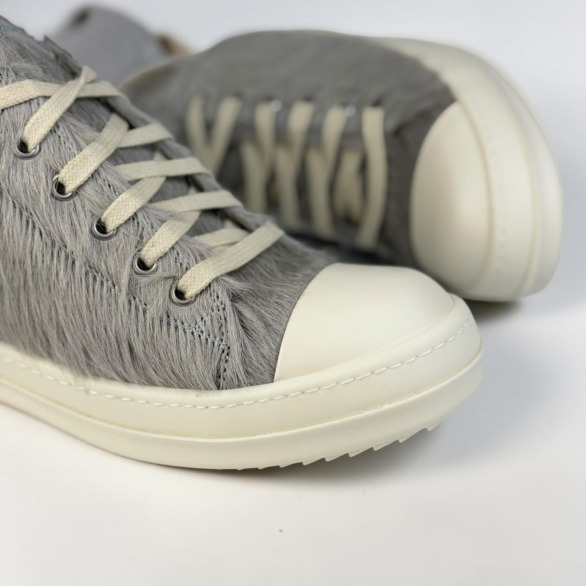 Rick Owens Strobe Fur Sneakers