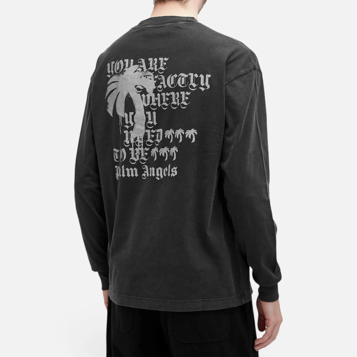 Palm Angels Statement Monogram Longsleeve