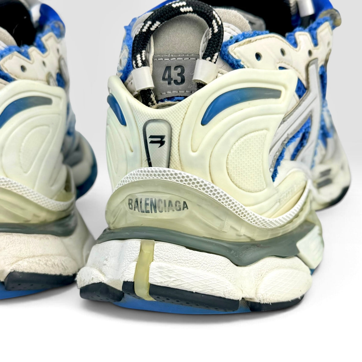 Balenciaga Runner Blue/White Sneakers