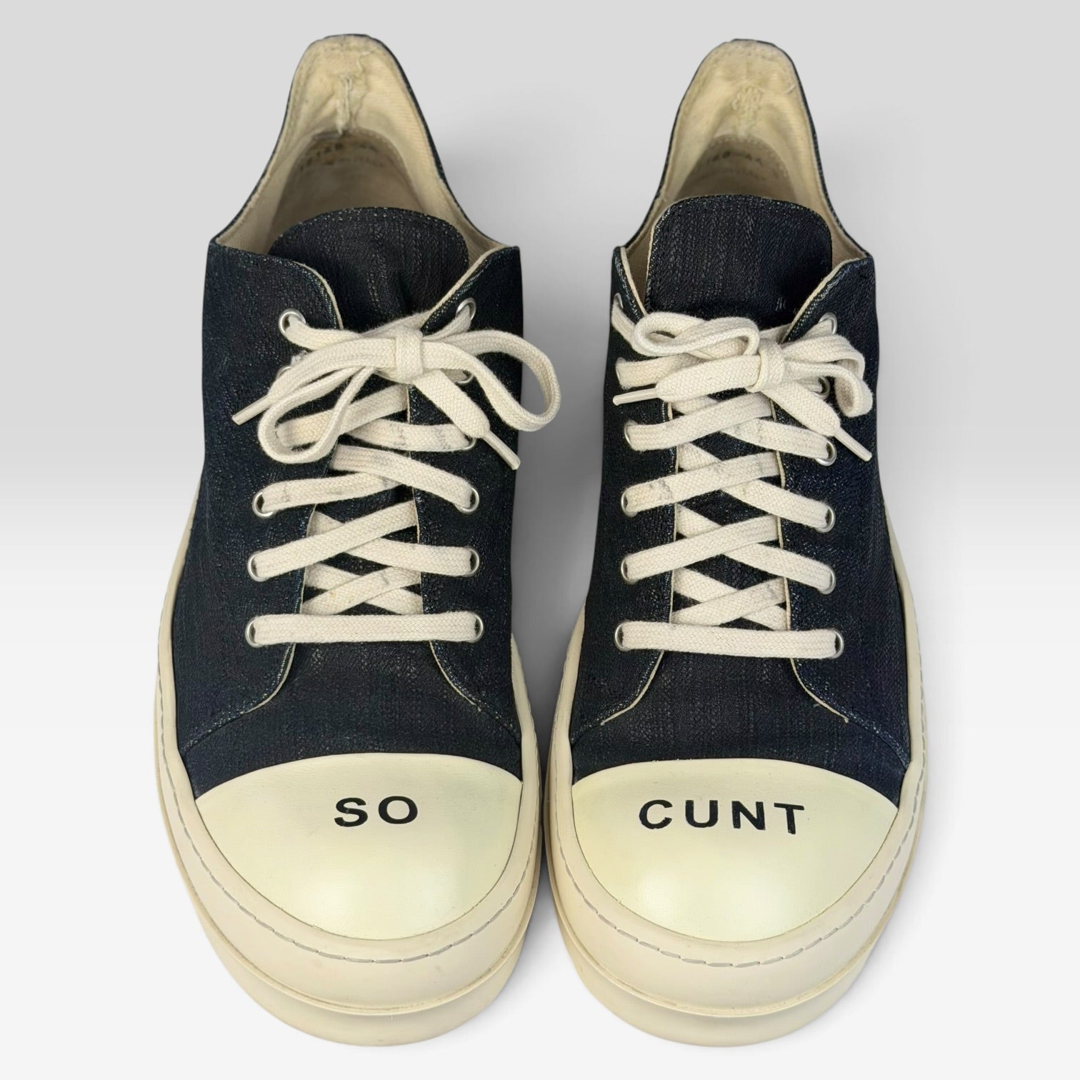 Rick Owens DRKSHDW So Cunt Ramones Low Denim | Sneakers Rick Owens