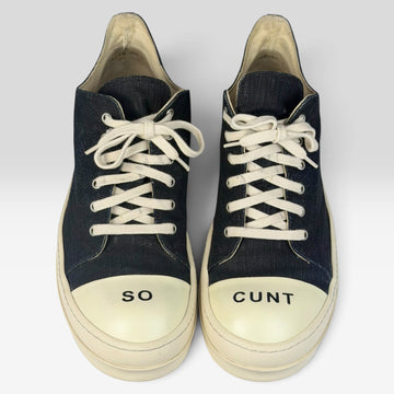 Rick Owens DRKSHDW So Cunt Ramones Low Denim | Sneakers Rick Owens
