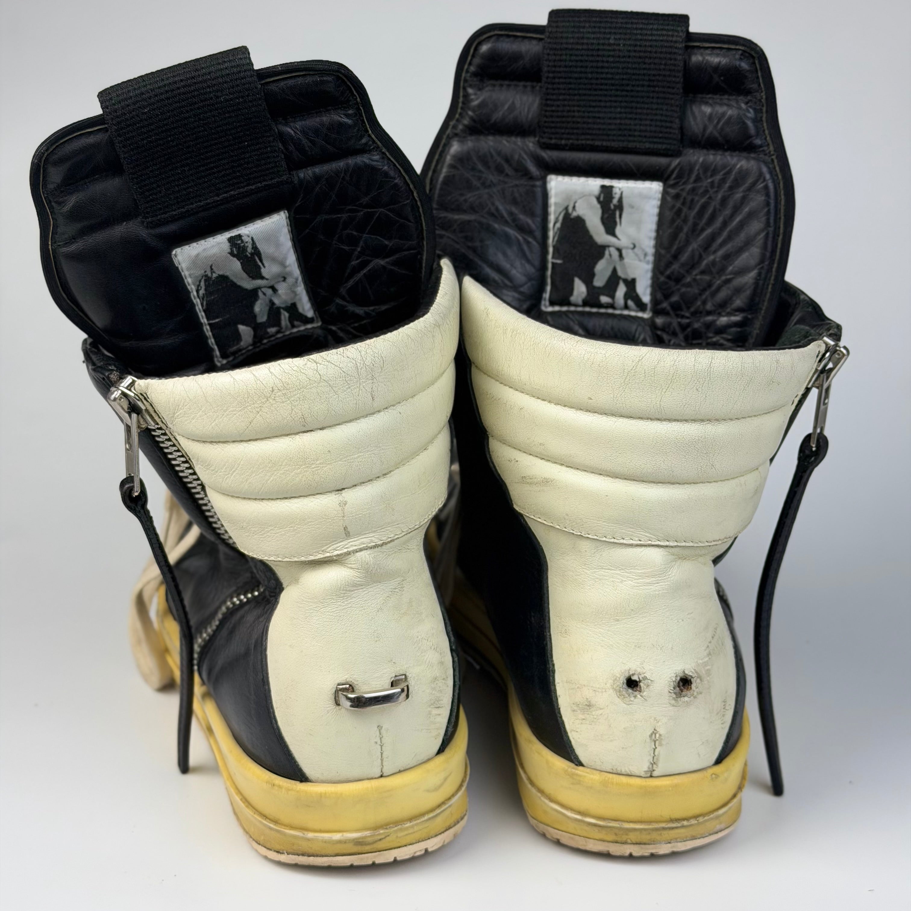 Rick Owens SS16 Cyclops Geobasket Black/Milk