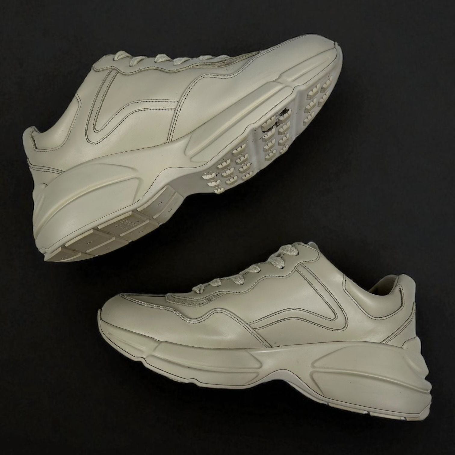 Gucci Rhyton Leather Sneakers