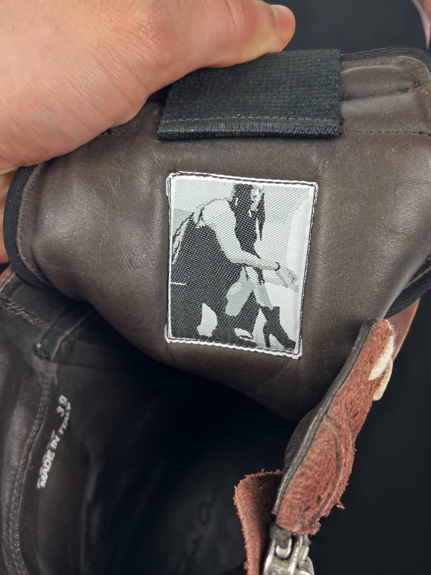 Rick Owens Geobasket "Blood Red"